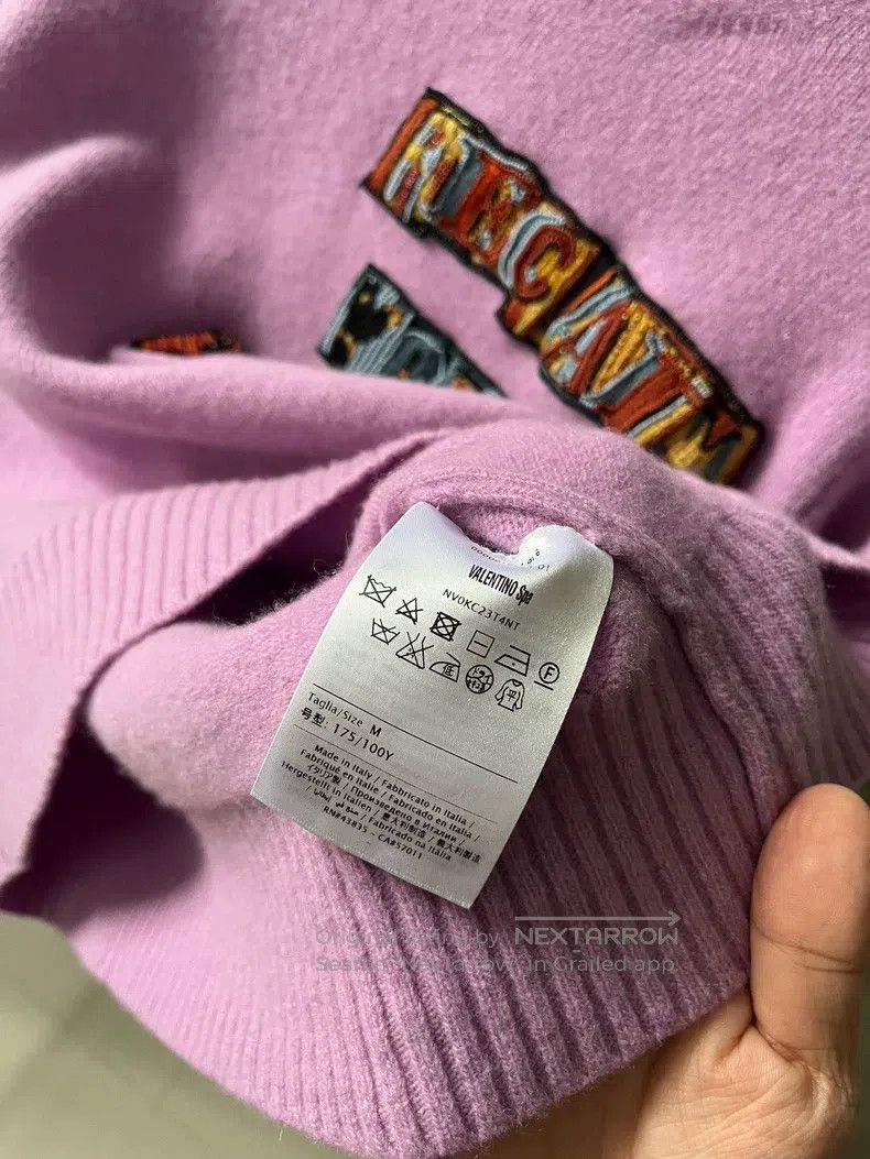 Valentino Valentino Heavy beaded embroidered wool and cashmere sweat Size M / US 6-8 / IT 42-44 - 5 Thumbnail