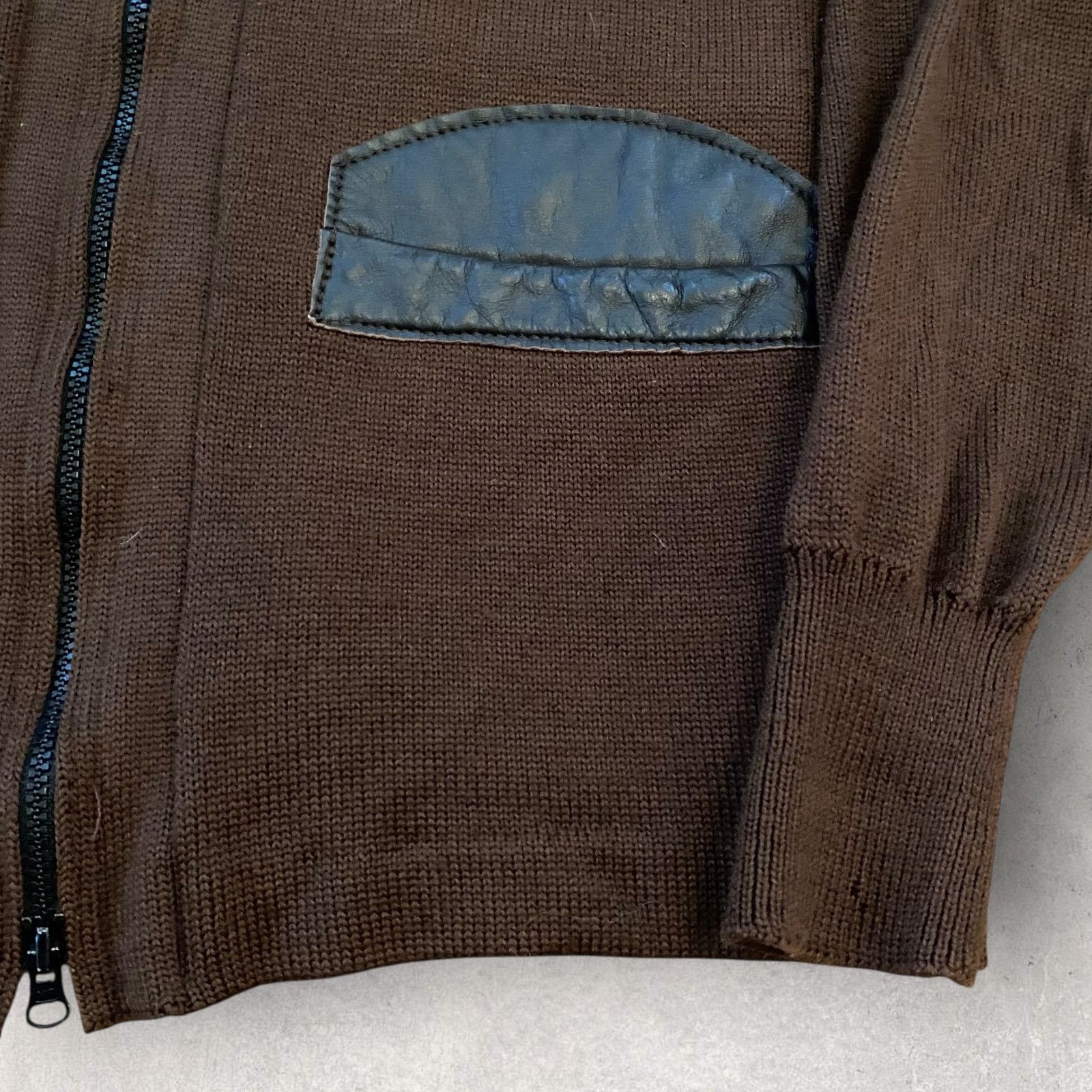 Skookum × Vintage Vintage Skookum Hunting Zip Cardigan Wool Leather Patches Size US M / EU 48-50 / 2 - 7 Thumbnail