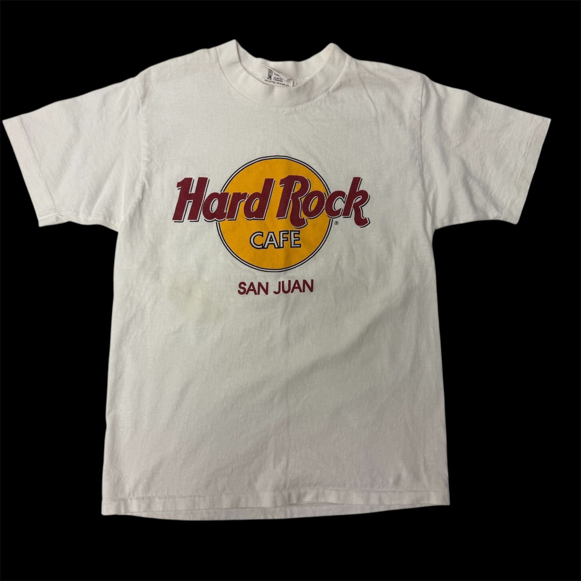 Hard Rock Cafe 90's HARD ROCK Cafe SAN JUAN Streetwear Save Planet T Shirt Size US S / EU 44-46 / 1 - 1 Thumbnail