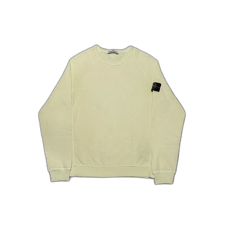 Stone Island Stone Island Crewneck Sweatshirt in Light Yellow -2506 Size US L / EU 52-54 / 3 - 1 Thumbnail
