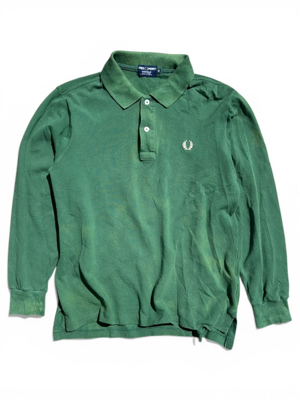 Fred Perry Vintage Fred Perry Longsleeve Polo Shirt Size US M / EU 48-50 / 2 - 1 Thumbnail