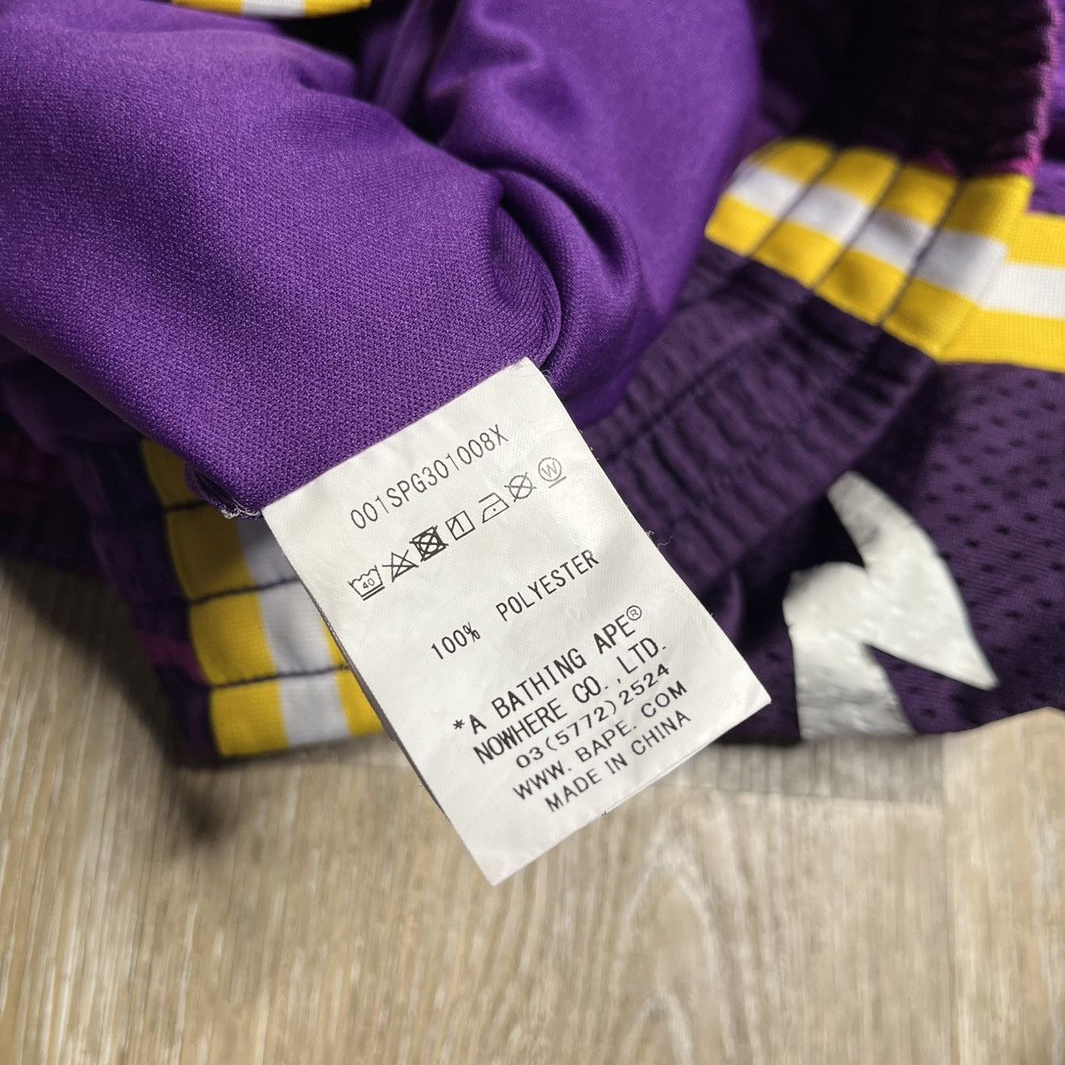 Bape purple bape camo basketball shorts Size US 32 / EU 48 - 7 Thumbnail