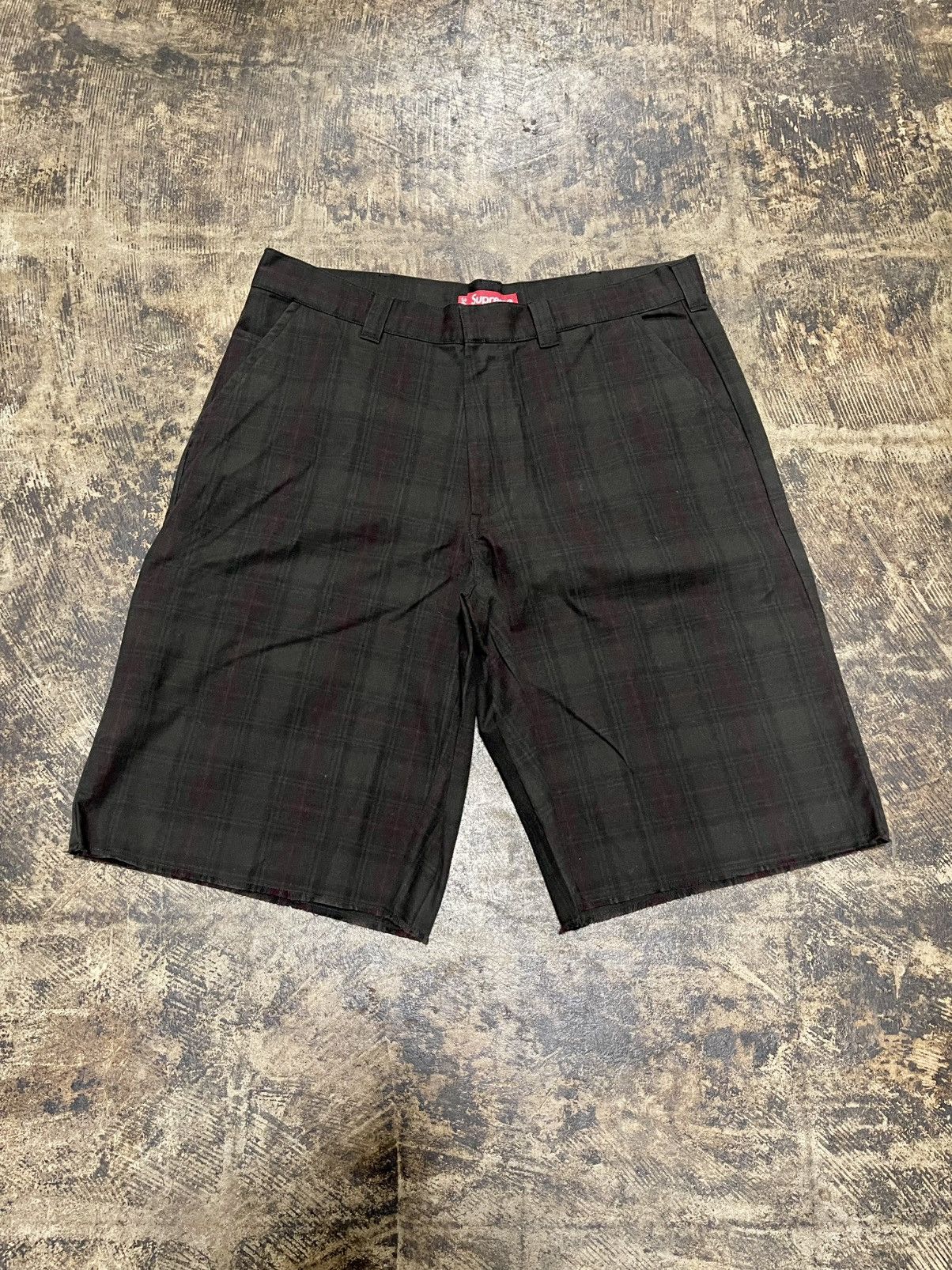 Supreme Supreme Patchwork Velour Short Black L | Grailed