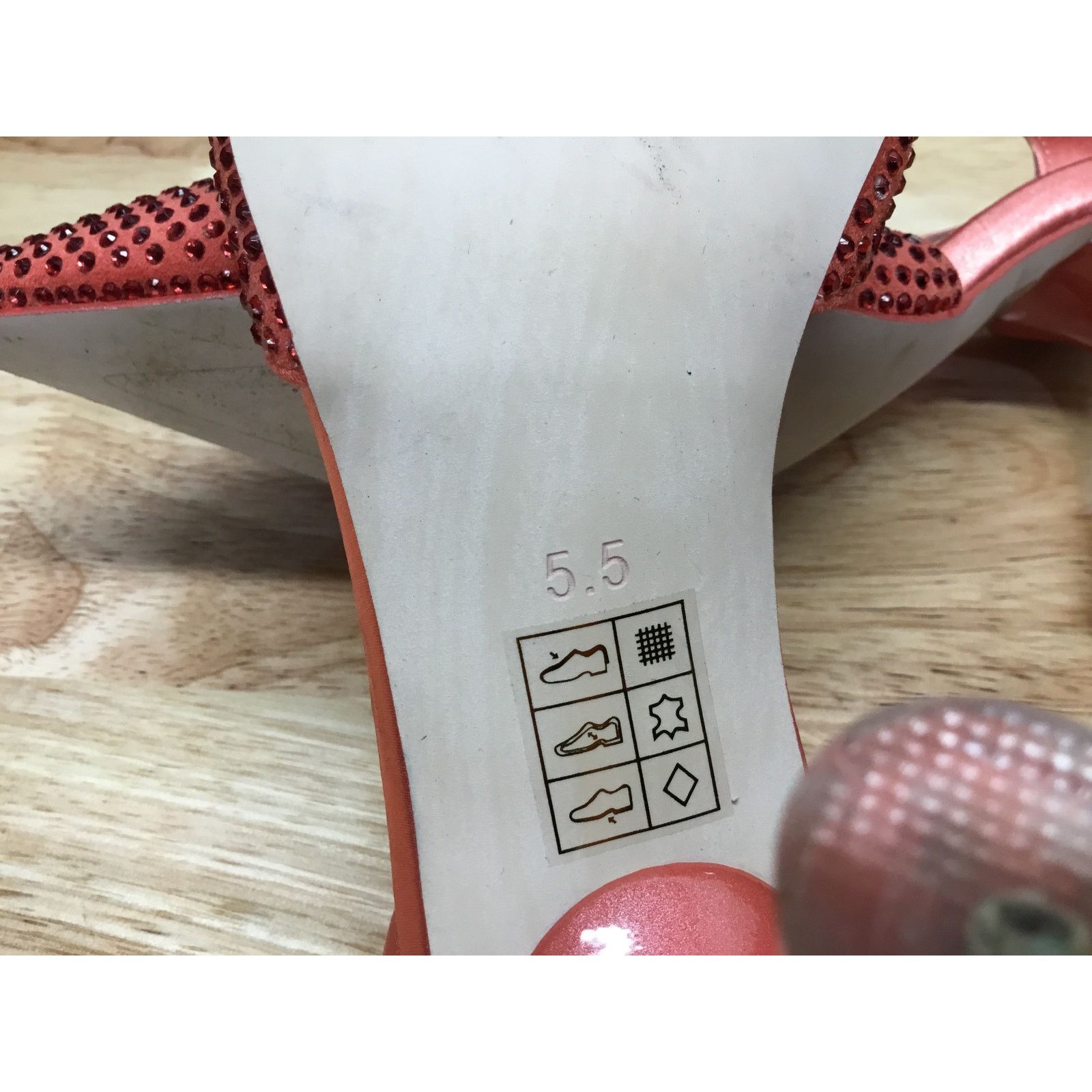 Jeffrey Campbell Jeffrey Campbell Zivote Red Rhinestone Women's 5.5 Pump Heel Size US 5.5 / IT 35.5 - 6 Thumbnail