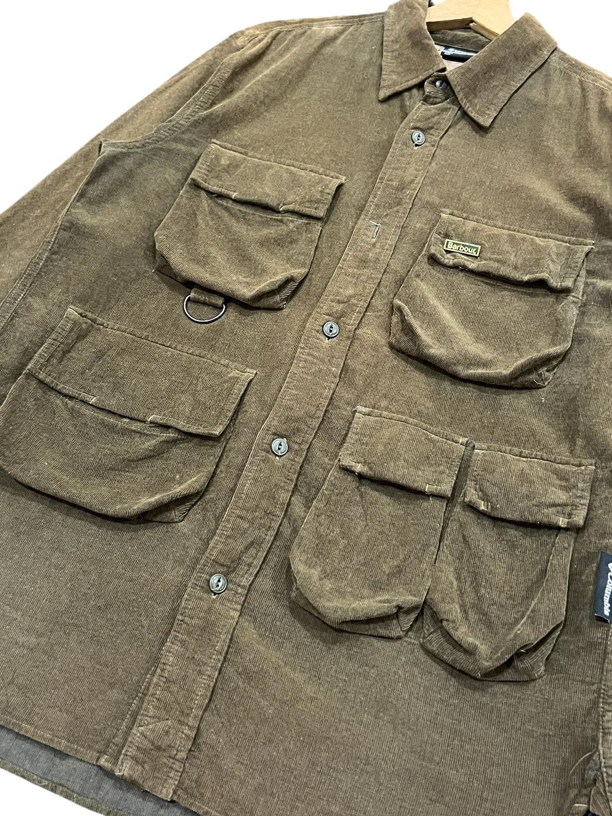Barbour × Columbia Binding Accept 🔥 Columbia Barbour Style Corduroy Tactical Size US L / EU 52-54 / 3 - 2 Thumbnail