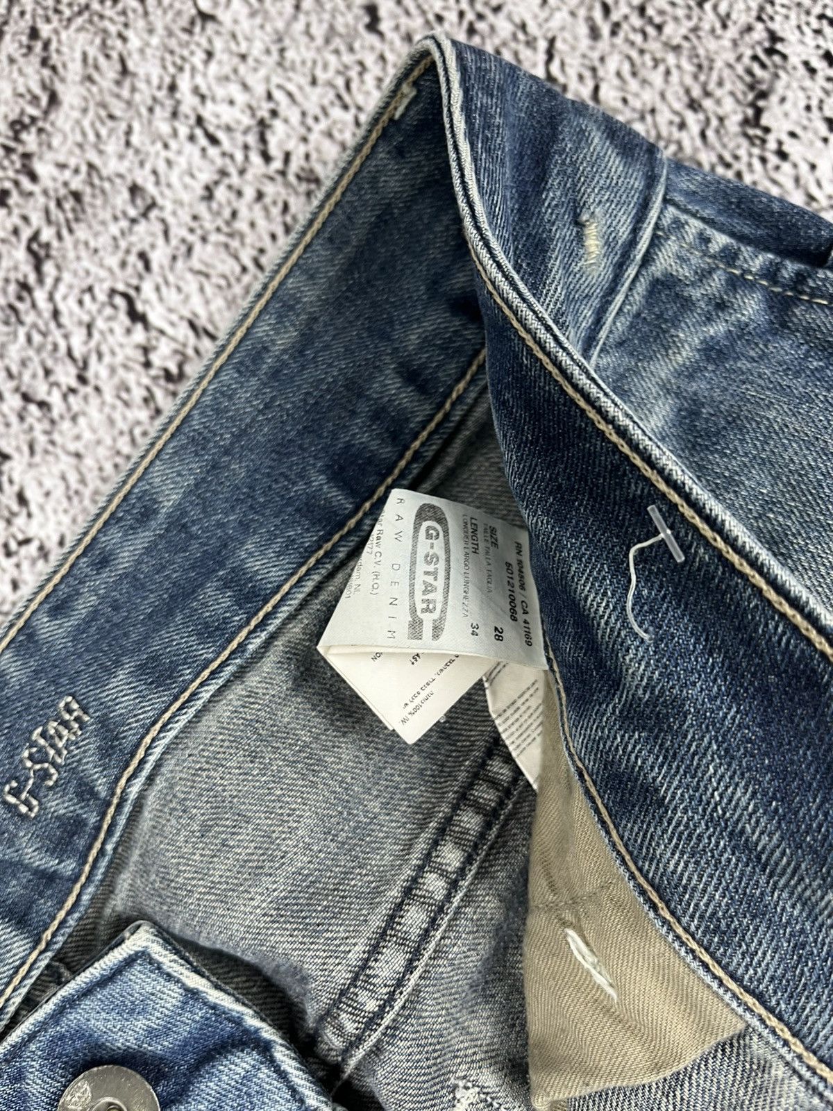 G-Star Vintage Y2K G STAR 3D ARC Loose tapered denim jeans pants Size 28" / US 6 / IT 42 - 9 Thumbnail