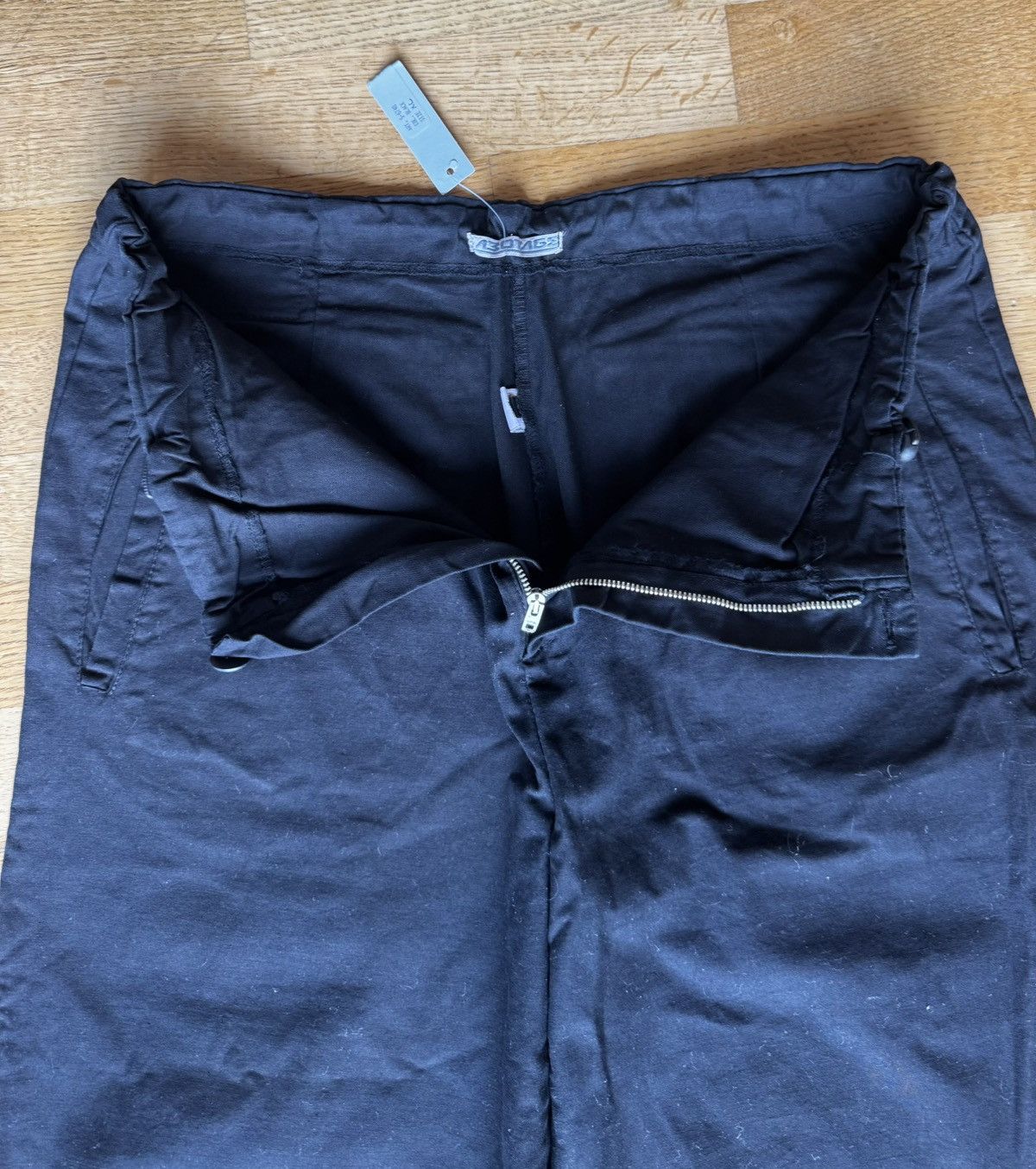 Walter Van Beirendonck NOS 1990’s / Sabotage Draw Cords Logo Pants Size US 36 / EU 52 - 14 Thumbnail