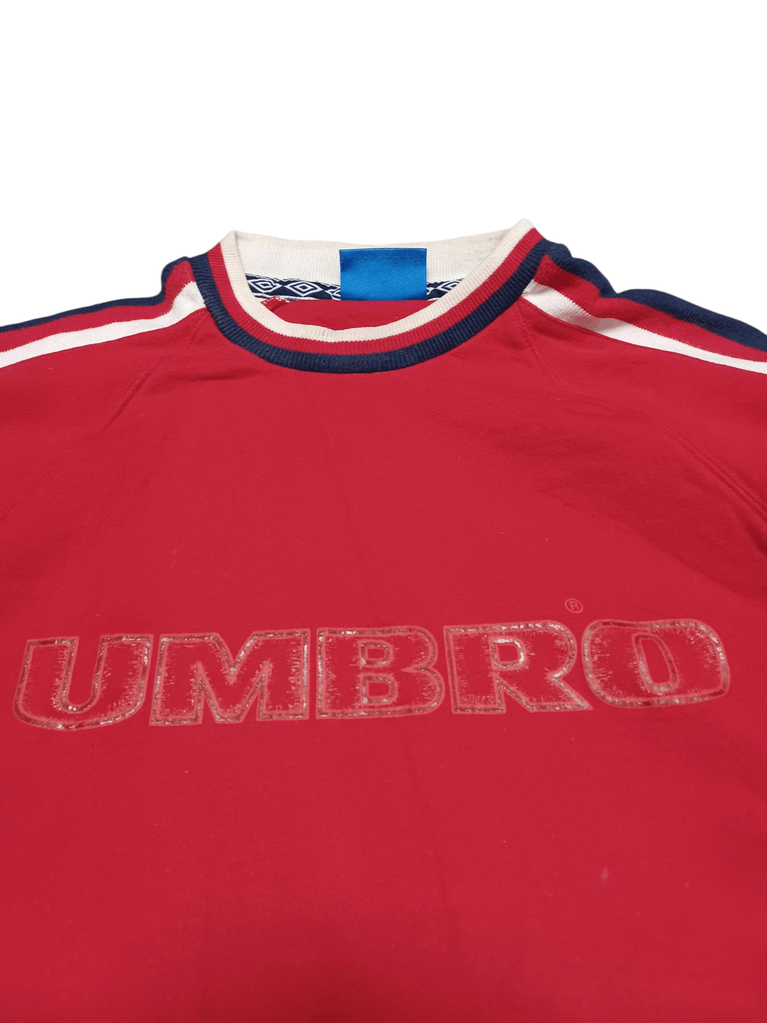 Umbro UMBRO VINTAGE 90S FIRE BIGLOGO SWEATSHIRT MANCHESTER STYLE Size US XL / EU 56 / 4 - 2 Thumbnail