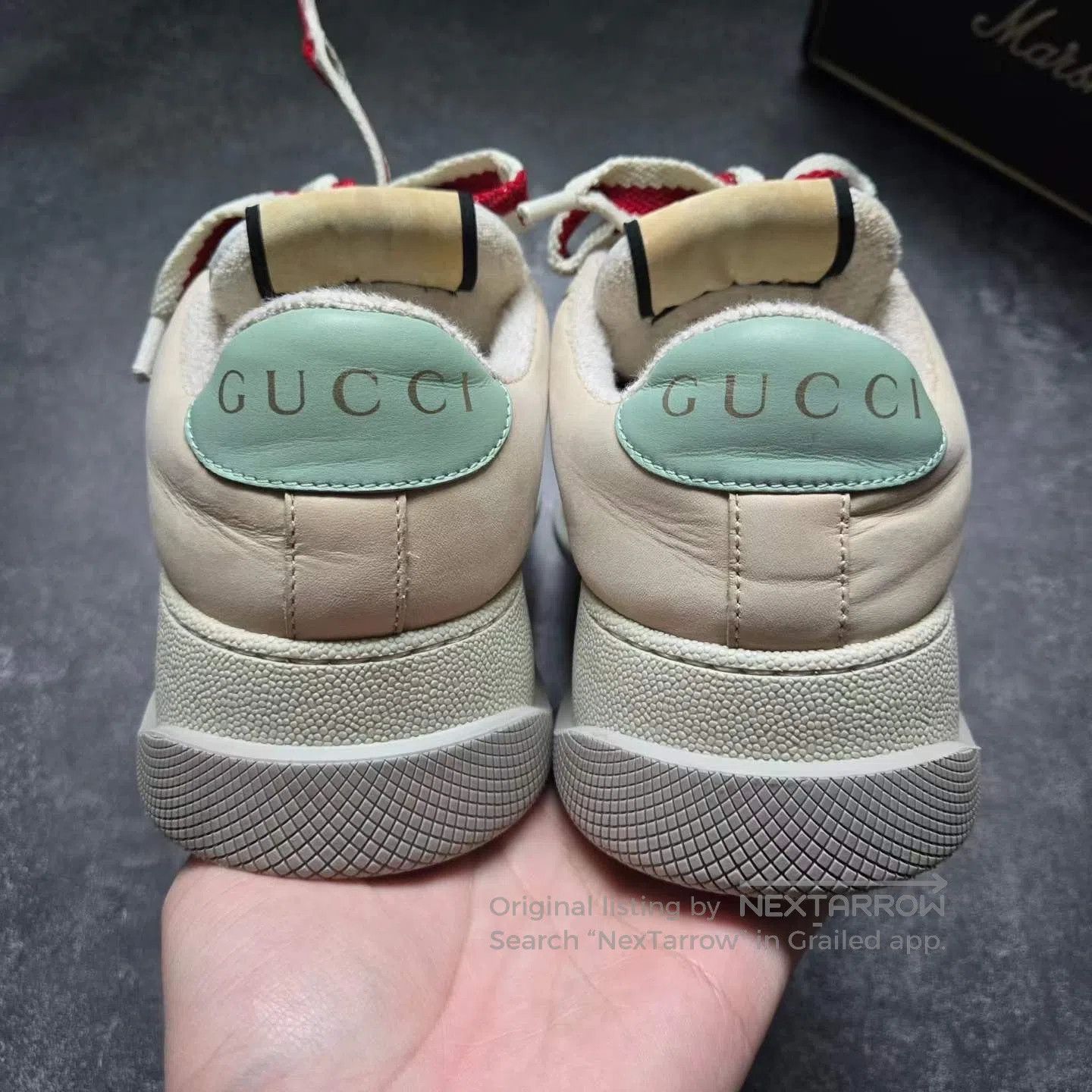 Gucci Gucci Pink Distressed Sneakers. Size US 4.5 / IT 34.5 - 7 Thumbnail