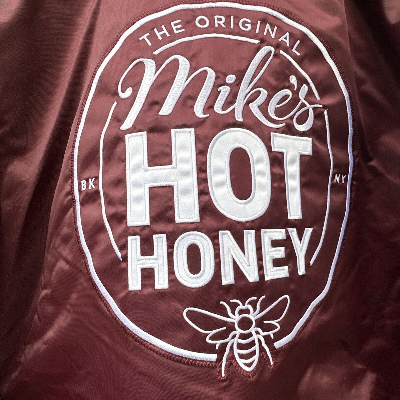 Starter Starter Mikes Hot Honey Snap Button Jacket Size L Burgundy Size US L / EU 52-54 / 3 - 5 Thumbnail