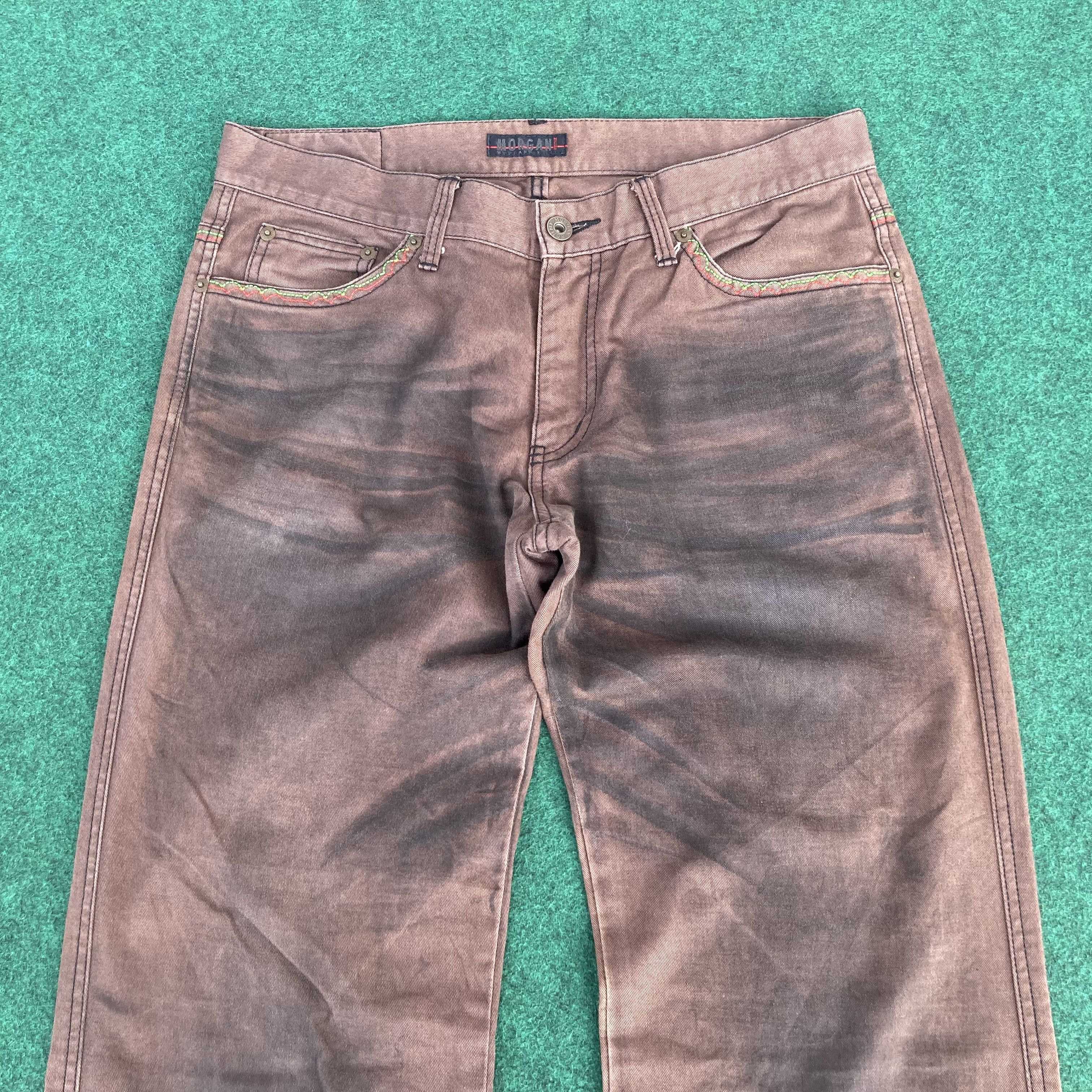 Japanese Brand Vtg Morgans Rockers Faded Pant Trouser Sz 31 Jeans Size US 31 - 4 Thumbnail
