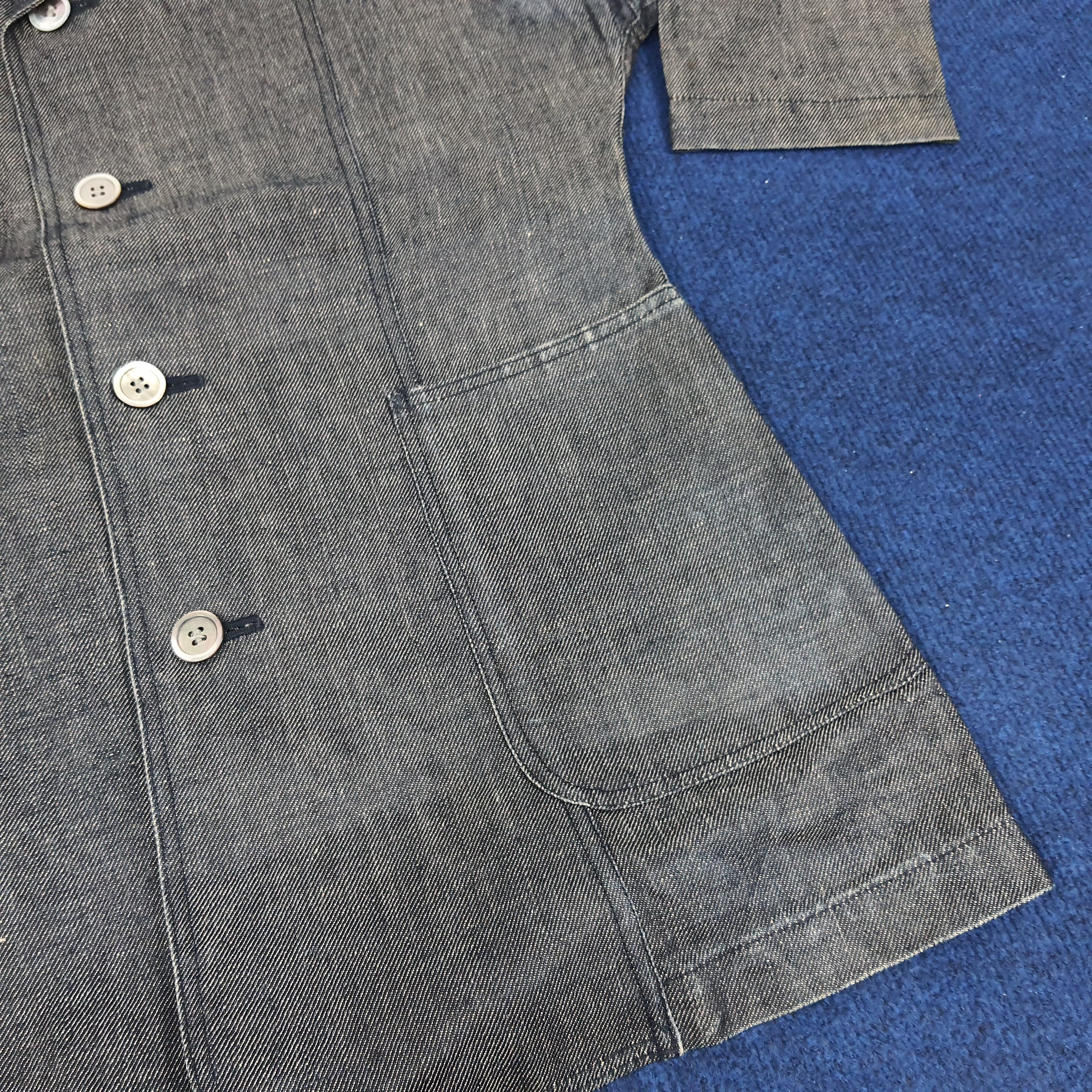 Issey Miyake × Japanese Brand × Vintage Vintage Plantation by Issey Miyake Japan Design Denim Blazer Size US S / EU 44-46 / 1 - 10 Thumbnail