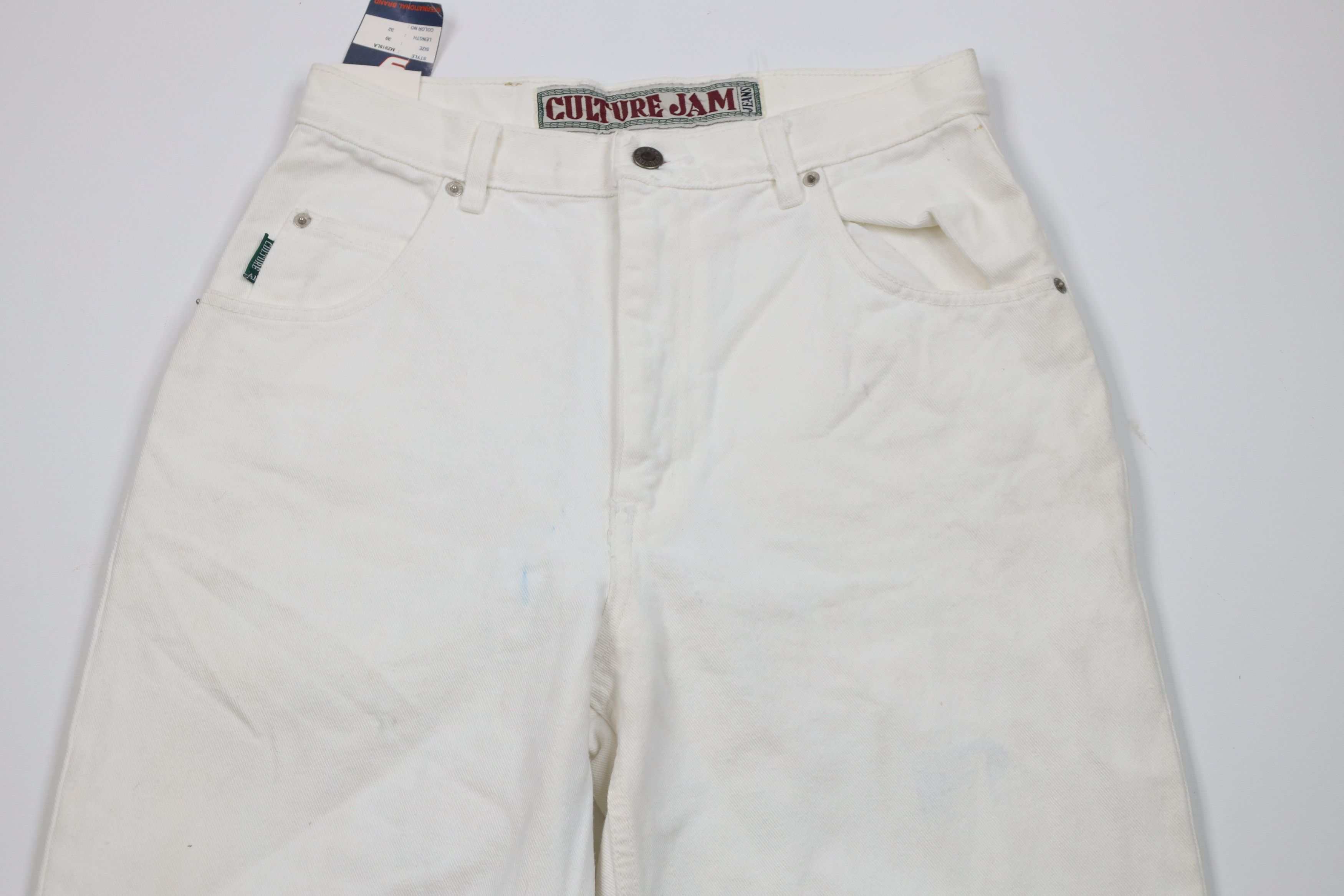 Vintage Deadstock Vintage 90s Streetwear Skateboard Jeans White Size US 30 / EU 46 - 2 Thumbnail