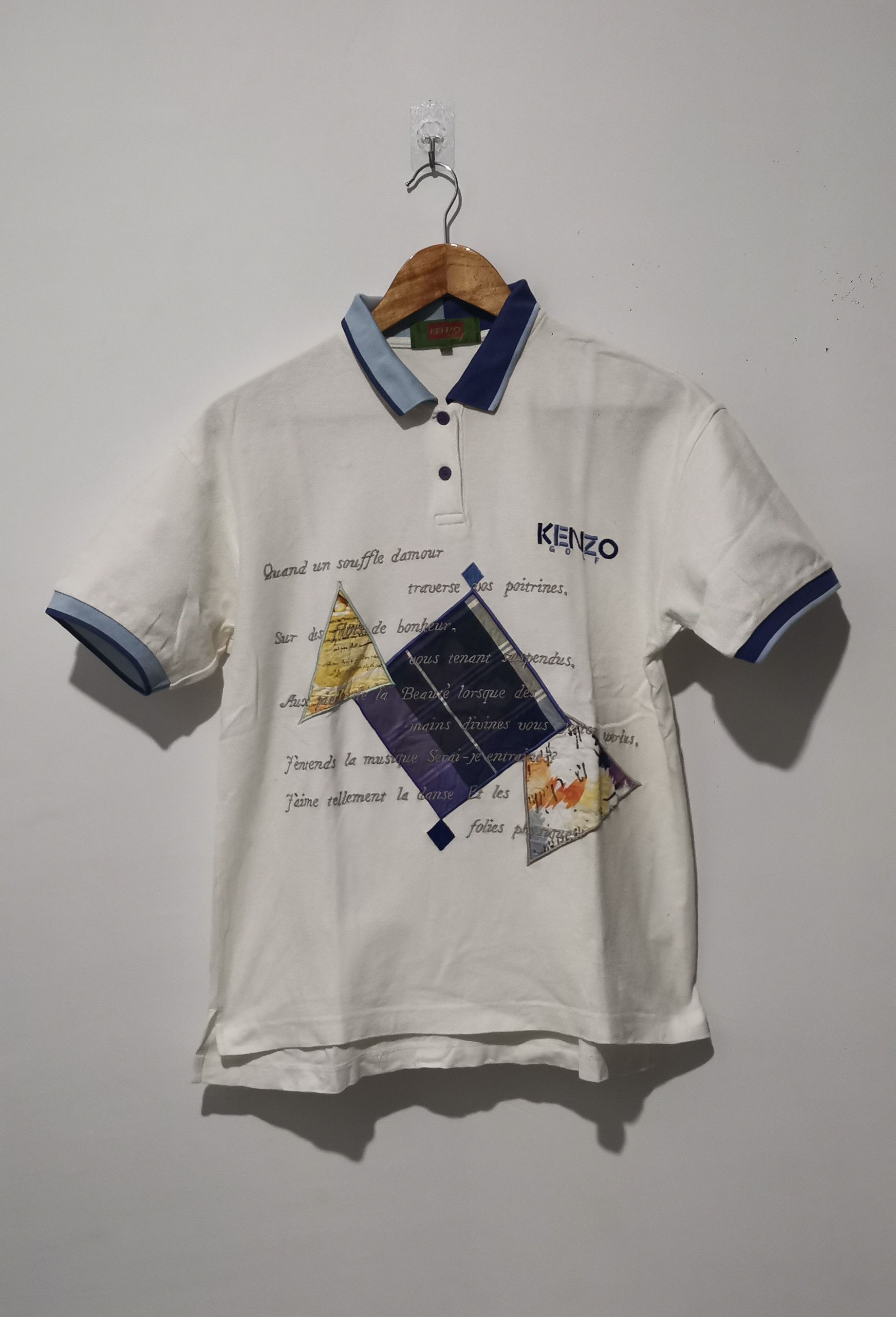 Kenzo × Vintage Vintage kenzo Golf Polo shirt Size US M / EU 48-50 / 2 - 1 Thumbnail