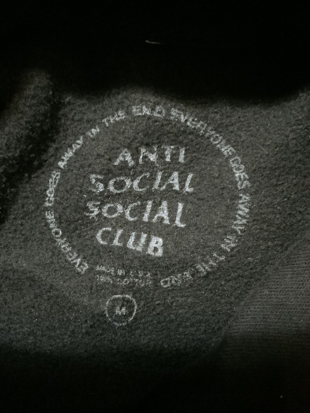 Anti Social Social Club ASSC Anti Social Social Club Graphic Fleece Pullover Hoodie Size US M / EU 48-50 / 2 - 5 Thumbnail