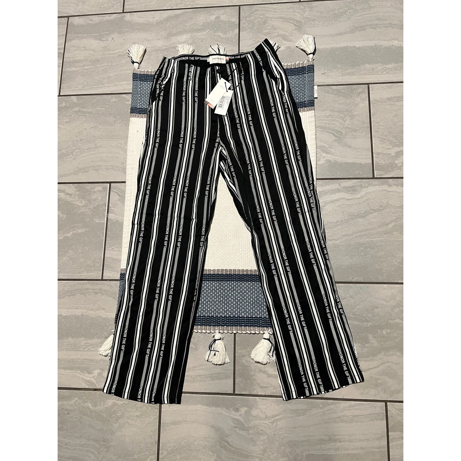 Honor the Gift Honor The Gift Honor Stripe Pant - Black 28 Size US 32 / EU 48 - 1 Thumbnail