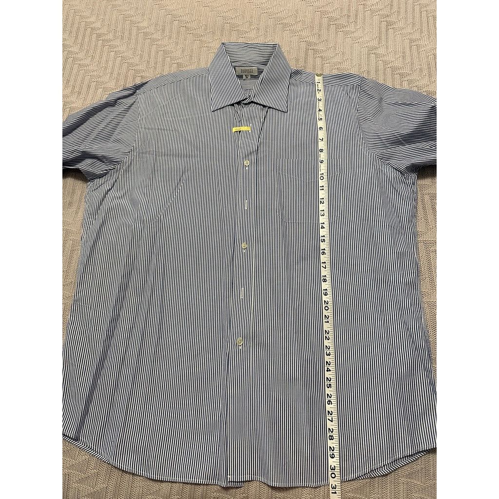 Barneys New York Barneys New York blue striped button down size 16.5 Size US L / EU 52-54 / 3 - 7 Thumbnail