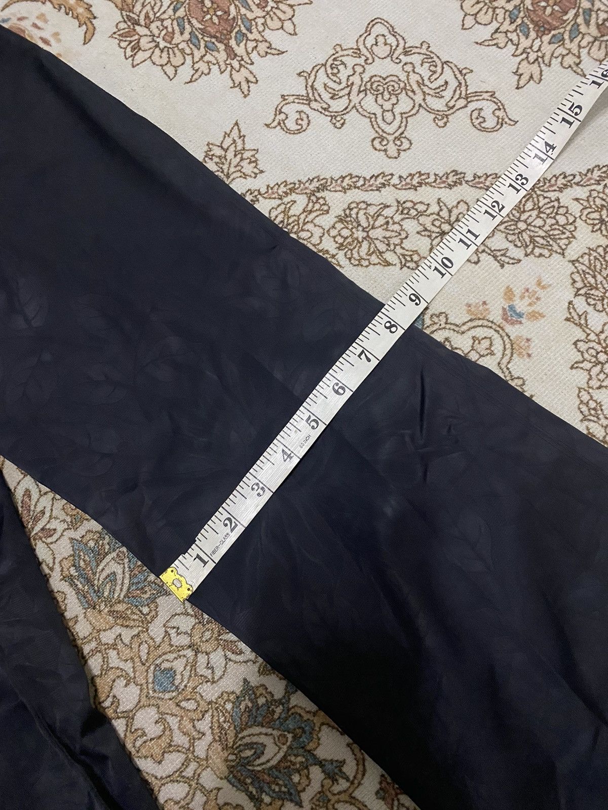 Jean Paul Gaultier Jean Paul Gaultier Femme Waxed Flare Black Flower Motive Size 28" / US 6 / IT 42 - 14 Thumbnail