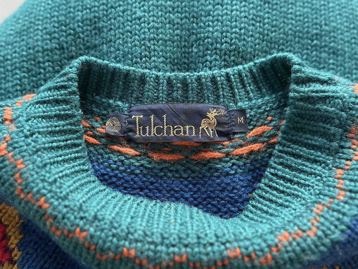 Vintage Tulchan Cable Knit Wool Sweater Jumper Cardigan Men's Size M Size US M / EU 48-50 / 2 - 4 Thumbnail