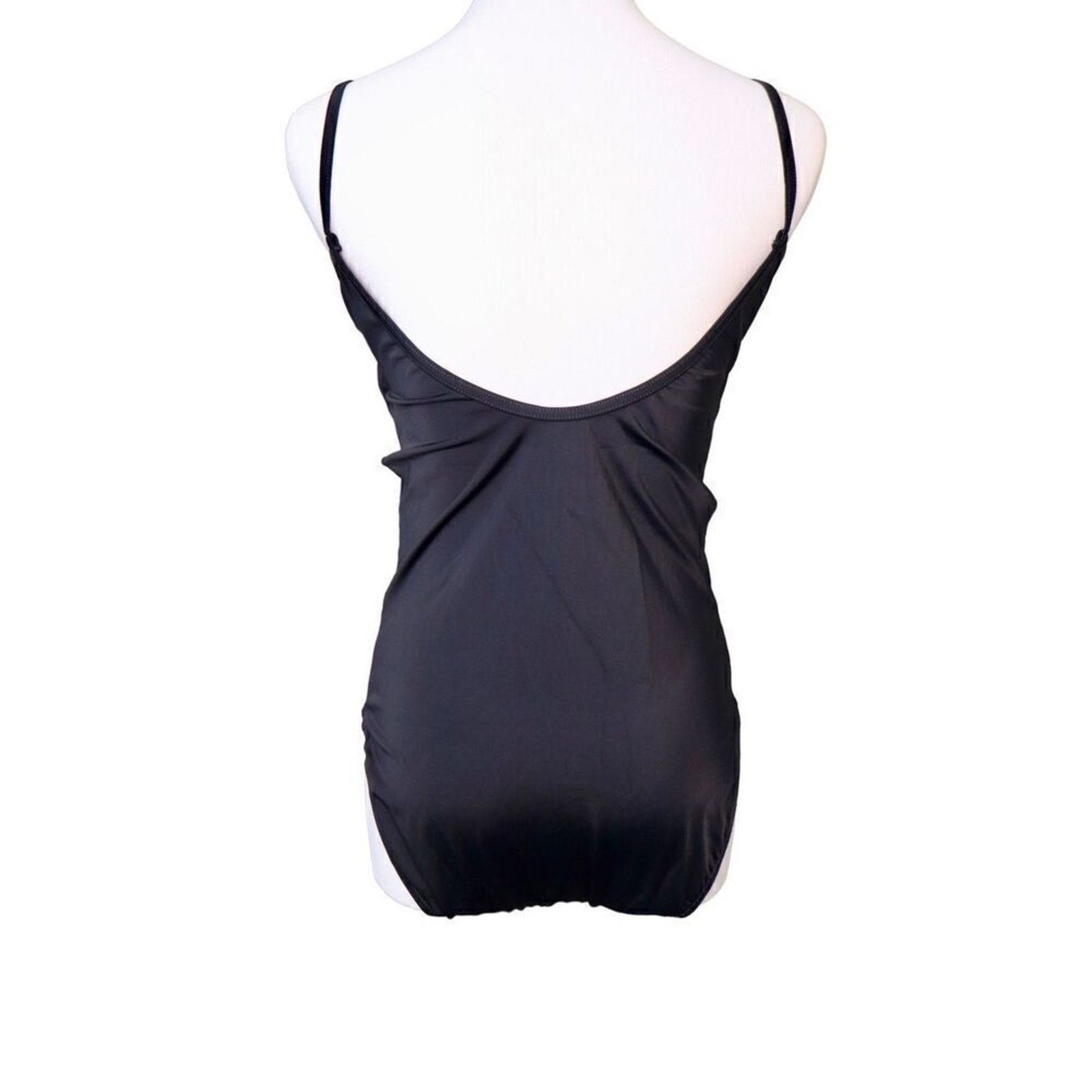 Other Black Athletic U Back One Piece Swimsuit Moderate MEDIUM Size M / US 6-8 / IT 42-44 - 2 Thumbnail