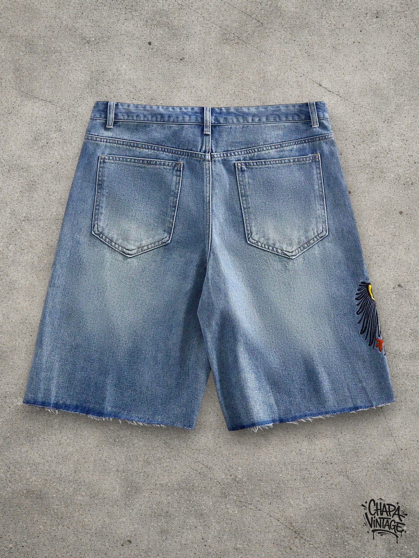 Vintage Retro jeans shorts Size US 32 / EU 48 - 3 Thumbnail