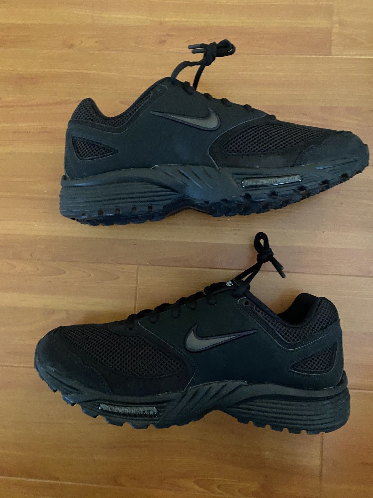 Comme des Garcons × Nike CDG Nike Air Pegasus Black Size US 11 / EU 44 - 1 Thumbnail