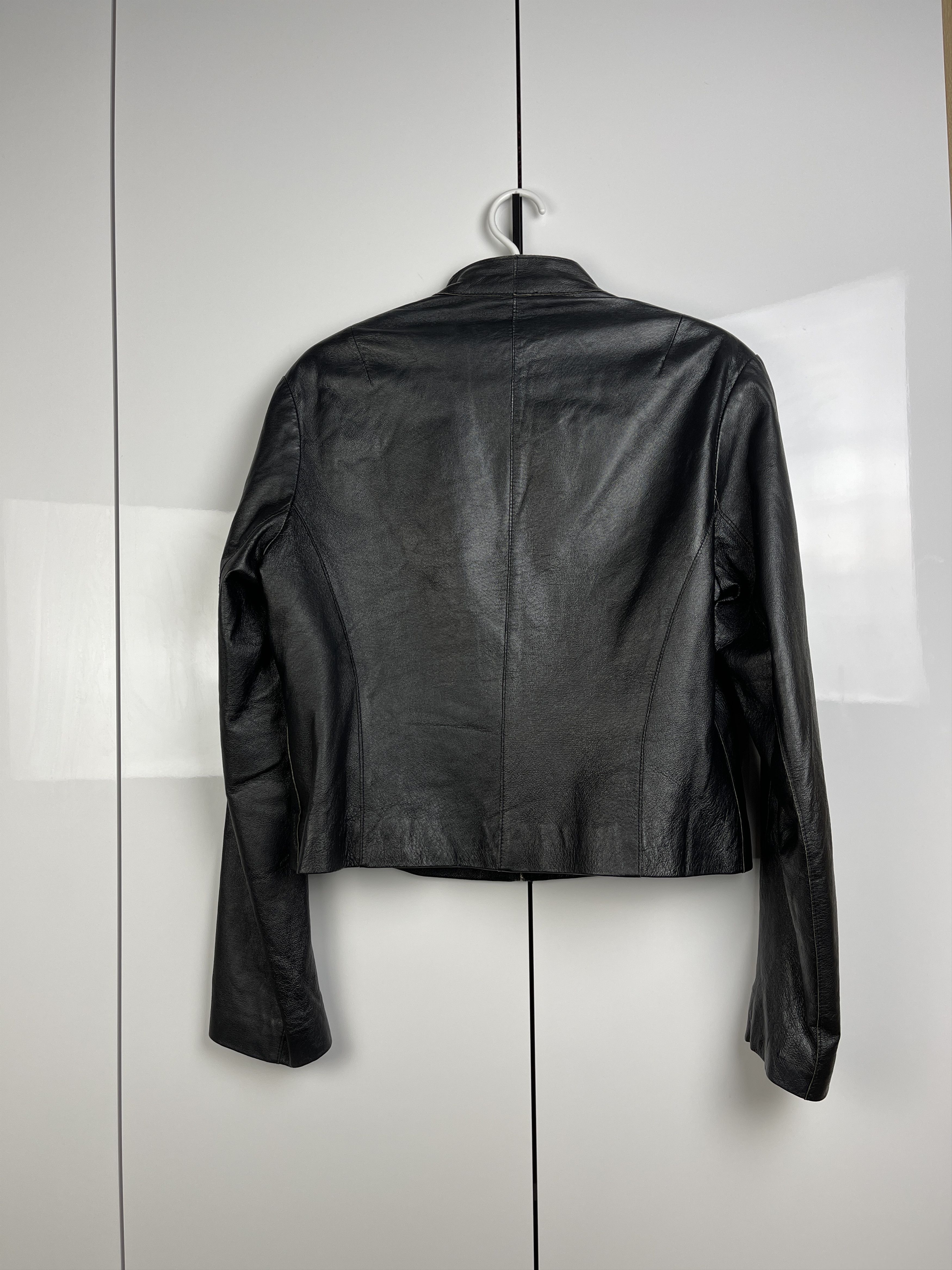 Giorgio Fiorelli Fiorelli Vintage Raw Edge Leather Jacket Size L / US 10 / IT 46 - 3 Thumbnail