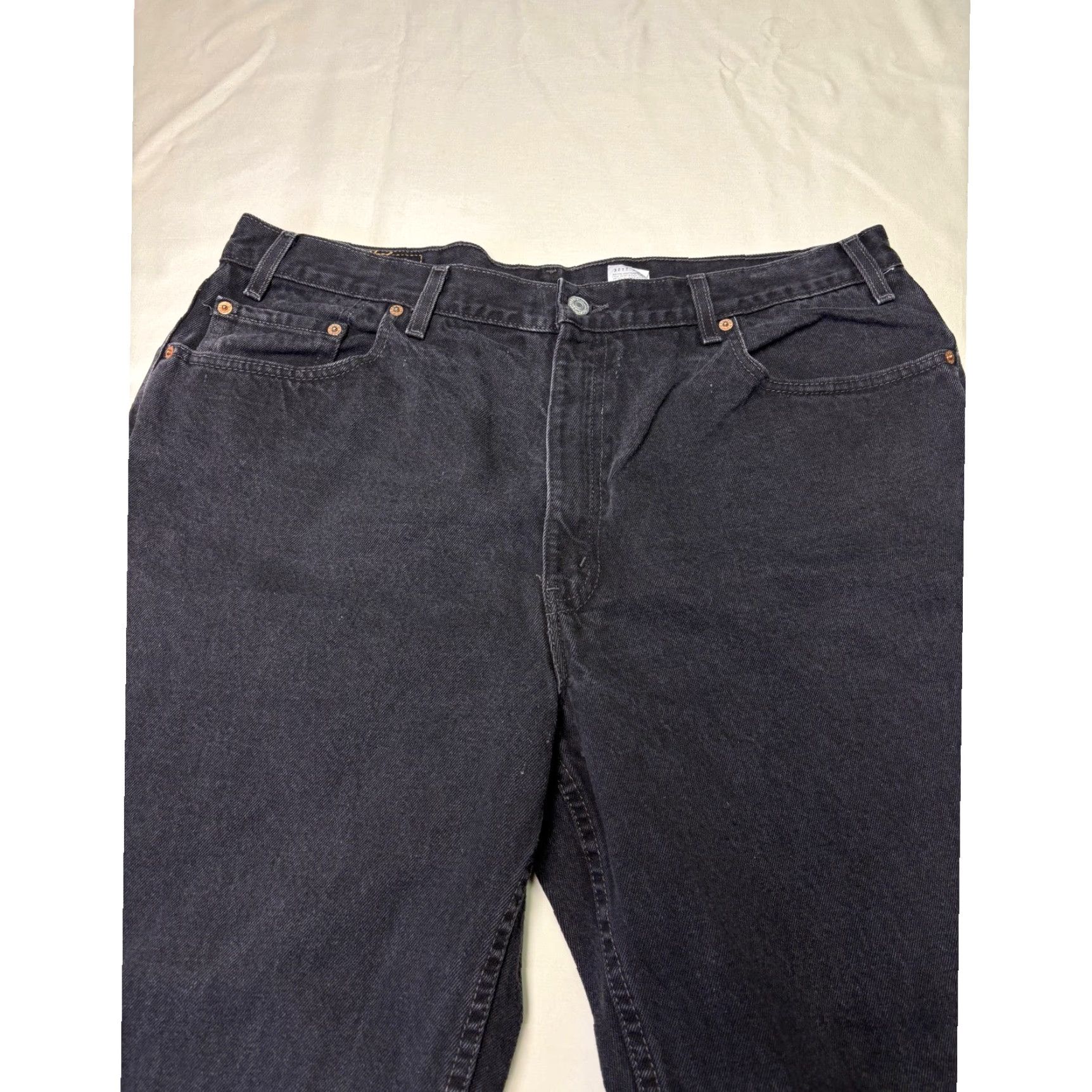 Levi's VINTAGE Levi's 550 Relaxed Fit Jeans Mens 42x30 Black 100% Cotton July 1999 Size US 42 / EU 58 - 2 Thumbnail