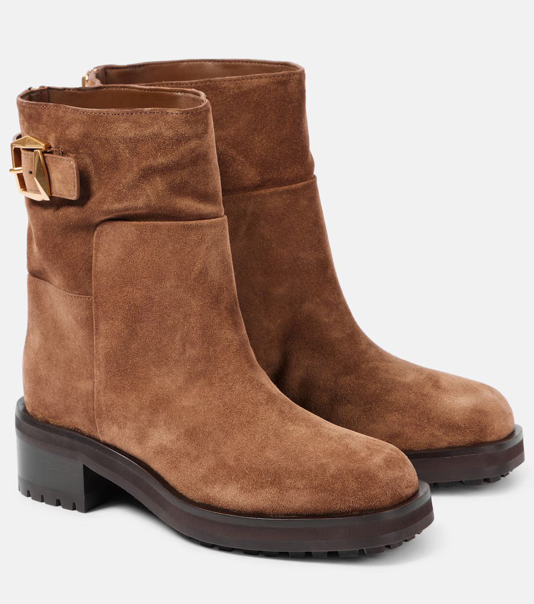 Jimmy Choo o1y0326 Ankle Boots in Brown Size US 6 / IT 36 - 1 Thumbnail