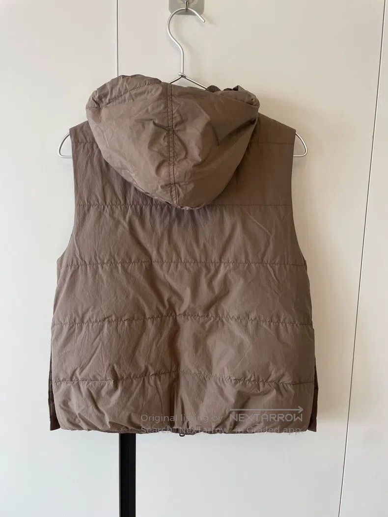 Brunello Cucinelli Brunello Cucinelli Ladies Down Hooded Vest Size XS / US 0-2 / IT 36-38 - 3 Thumbnail