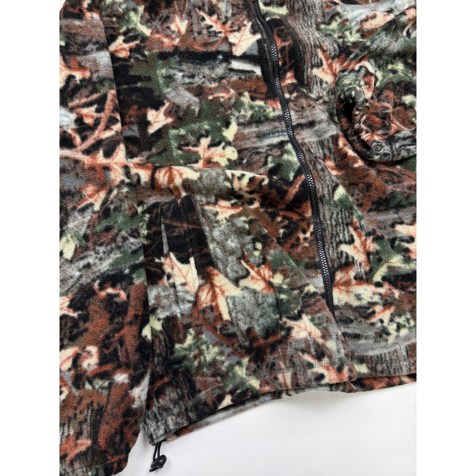 Vintage Vintage Brents Tree Camo Fleece Full Zip Sweater Size L Size US L / EU 52-54 / 3 - 5 Thumbnail
