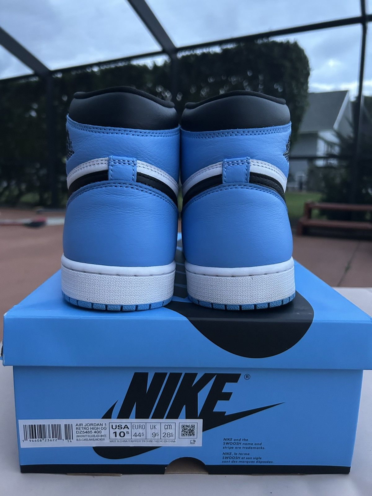 Jordan Brand × Nike Jordan 1 High Unc Toe Size US 10.5 / EU 43-44 - 5 Thumbnail