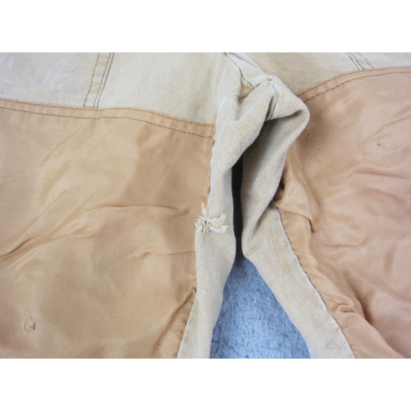 Vintage VINTAGE 10X Americas Finest Pants Carpenter Mens 32x25 Brown Leather Trim Pockets Size US 32 / EU 48 - 5 Thumbnail