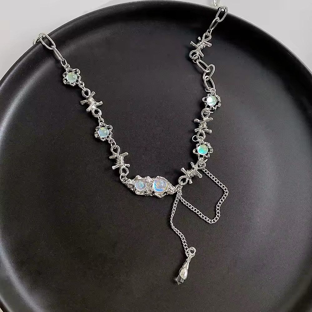 Other Silver Color Y2K Pendant Necklace Punk Size ONE SIZE - 1 Thumbnail