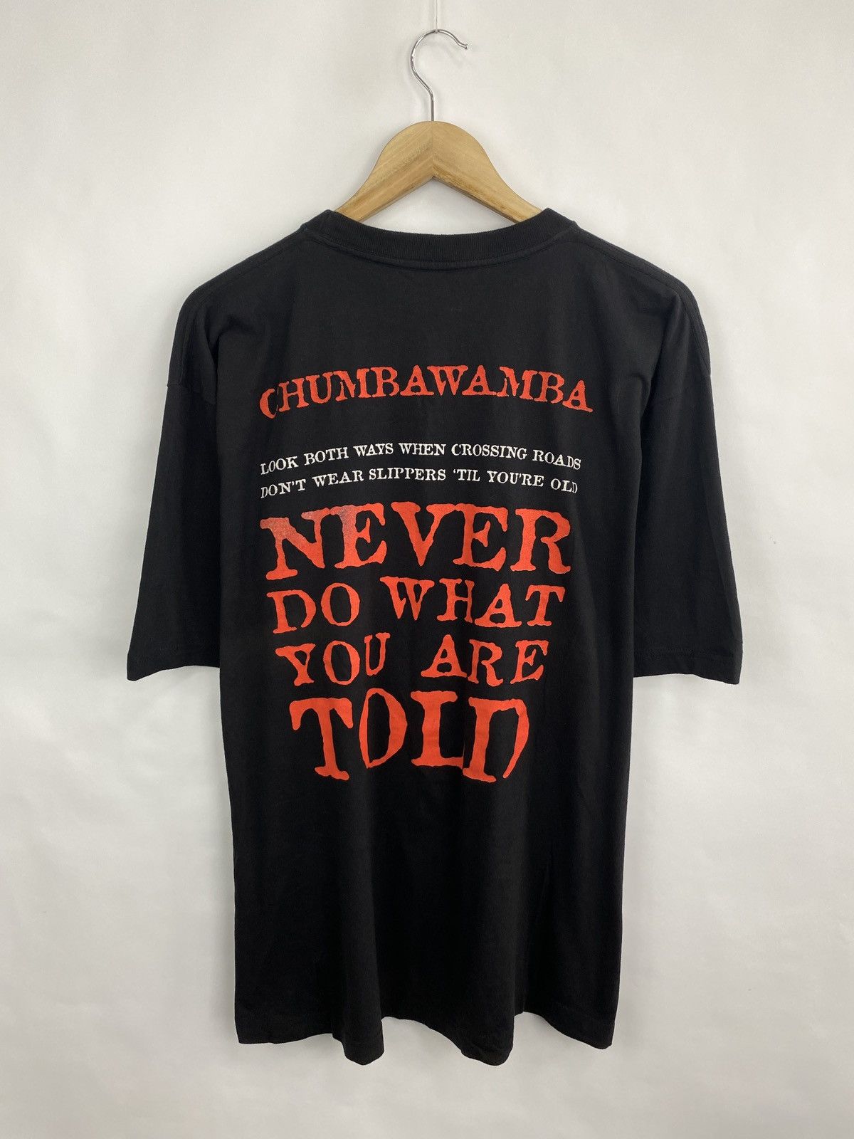 Band Tees Vintage 90s Chumbawamba Anarchy Band T-Shirt Rare Retro Hype Size US XL / EU 56 / 4 - 7 Thumbnail