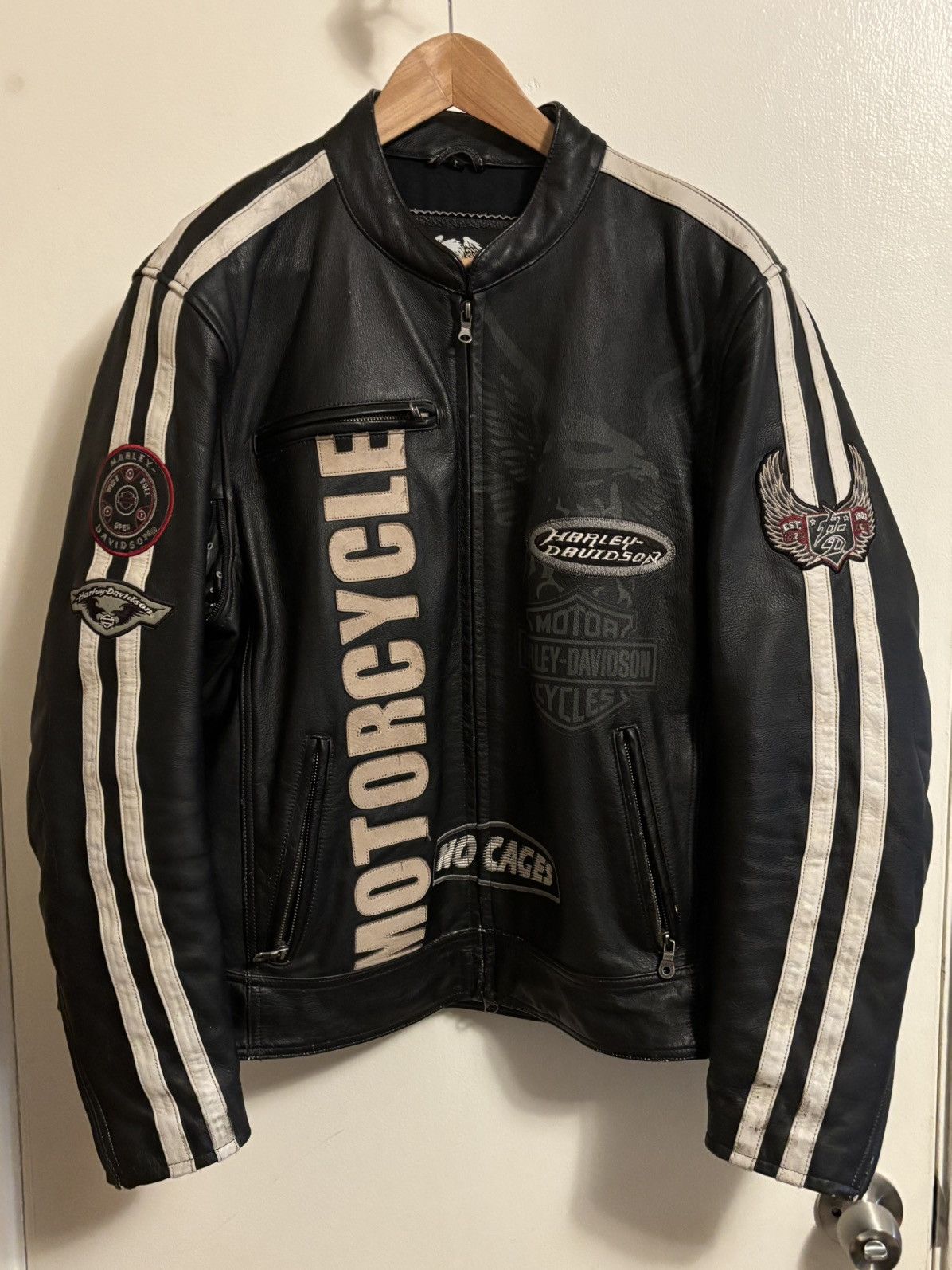 Harley Davidson Harley Davidson Leather Motorcycle Jacket Size US L / EU 52-54 / 3 - 1 Thumbnail
