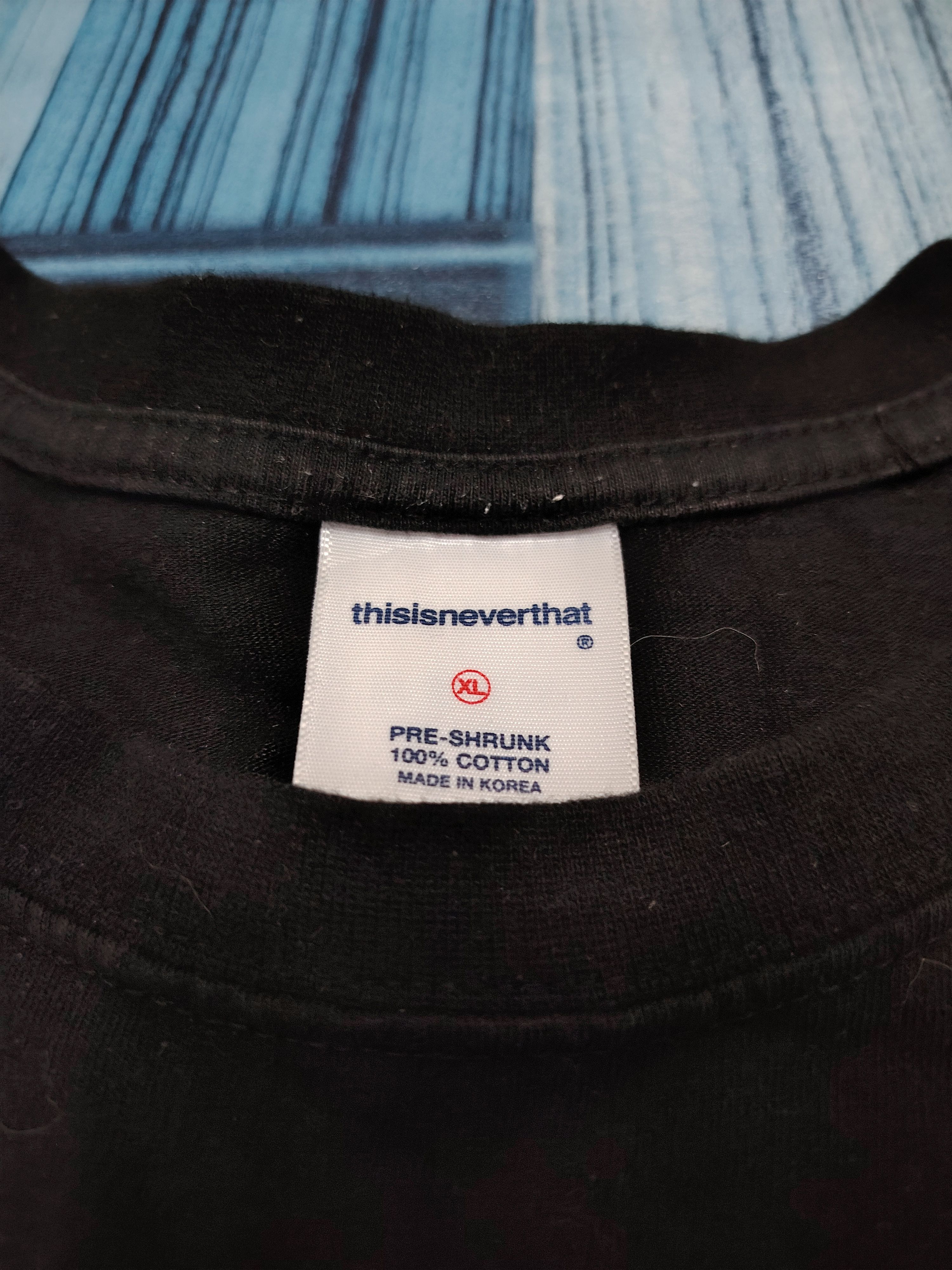 thisisneverthat Thisisneverthat Centre Logo Big Size Korean artist T shirt Size US XL / EU 56 / 4 - 4 Thumbnail