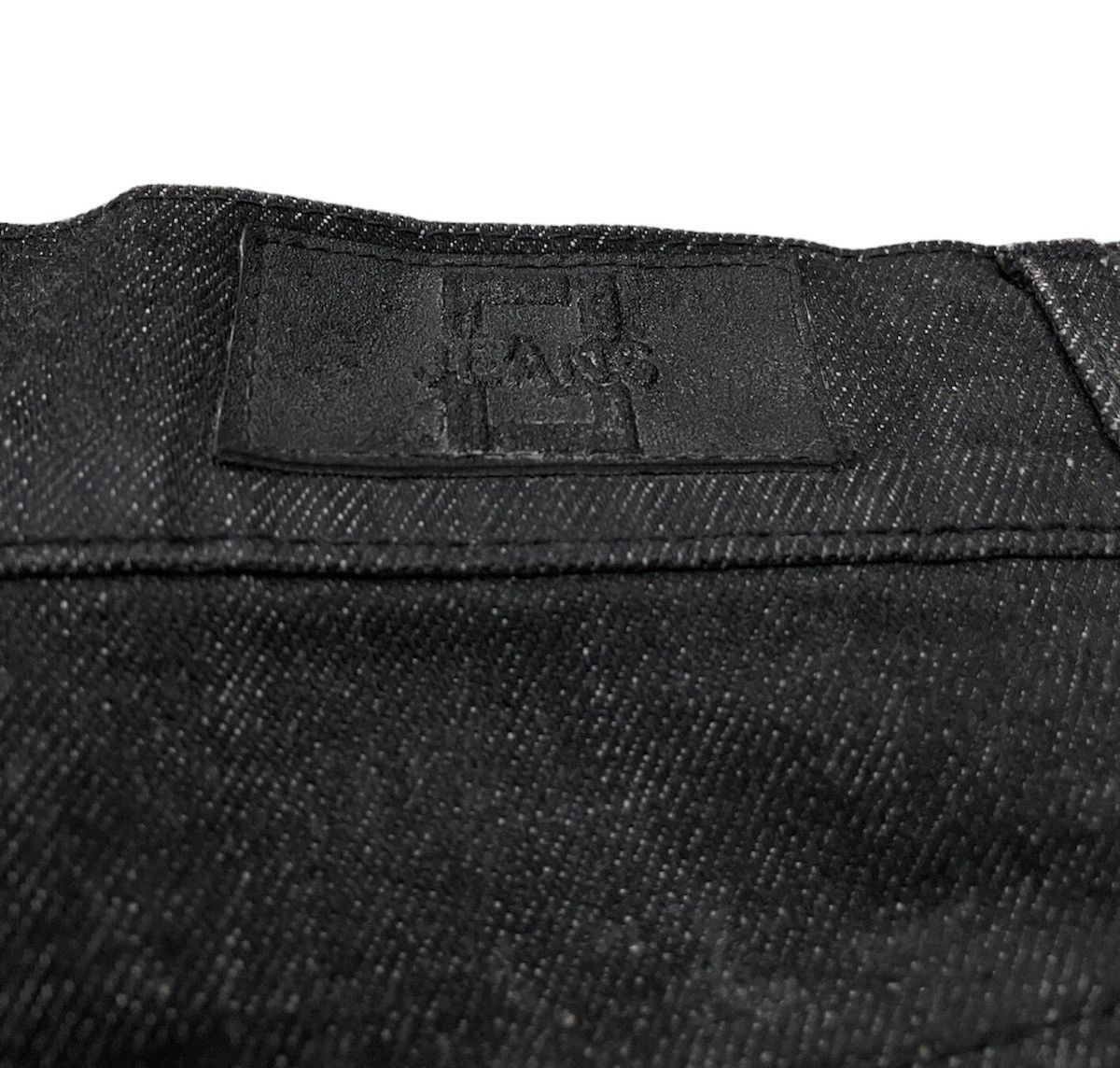 Fendi Embroidered Waxed Baggy Denim Size 29" - 9 Thumbnail