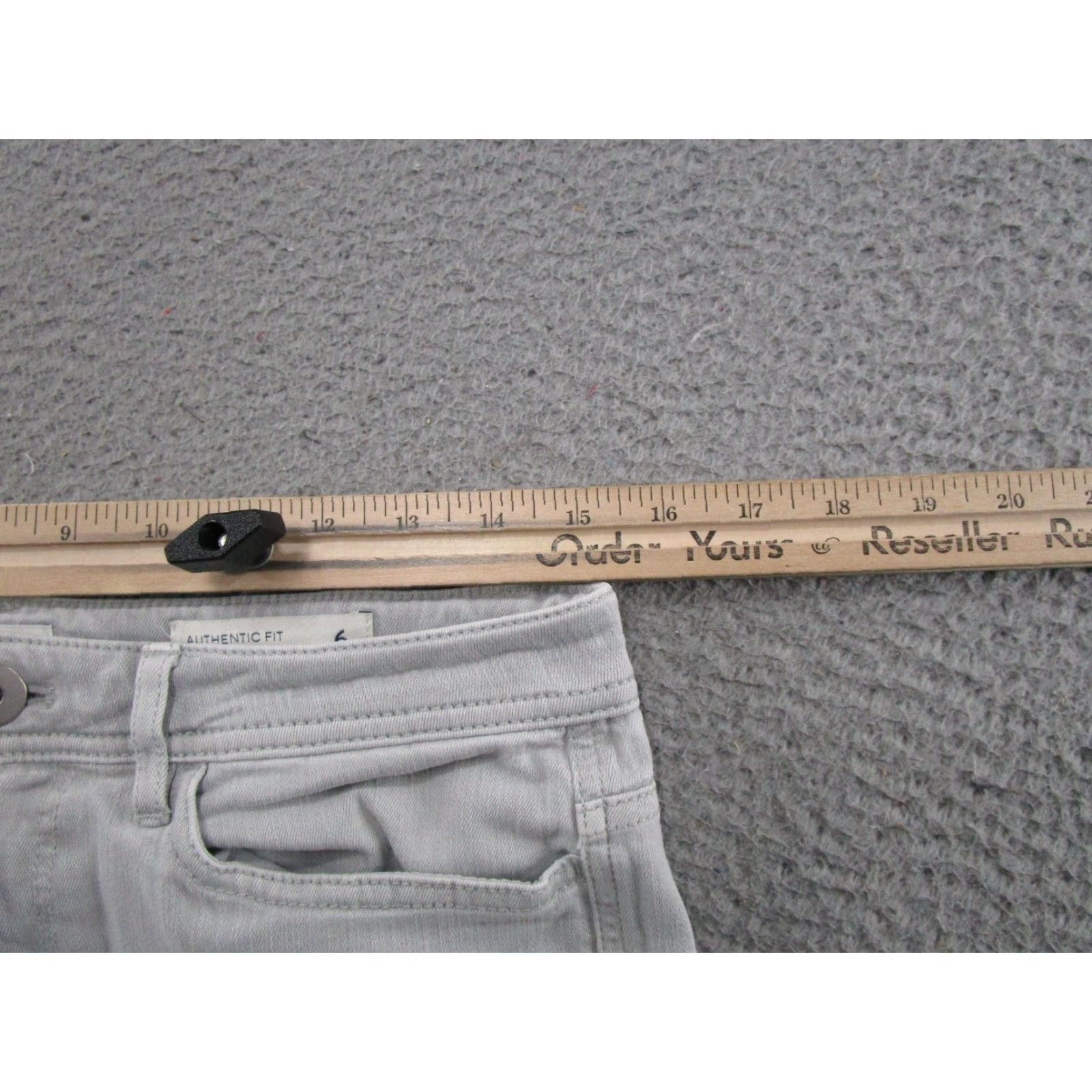 J. Jill J Jill Denim Slim Ankle Jeans Women's Size 6 Gray Cotton Blend Stretch Pocket 5-Pocket Design Denim Jeans Size 28" / US 6 / IT 42 - 6 Thumbnail