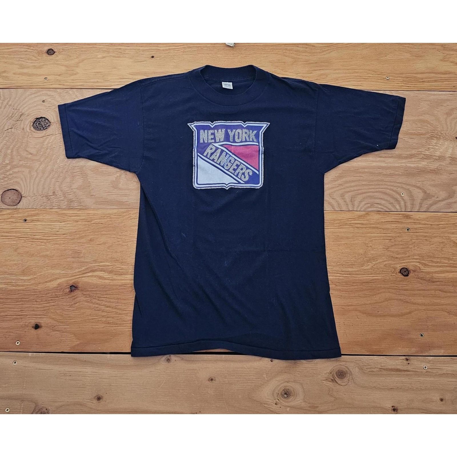 Other 1980s New York Rangers Hockey Blue T-shirt 50/50 Sz S-M Size US M / EU 48-50 / 2 - 1 Thumbnail