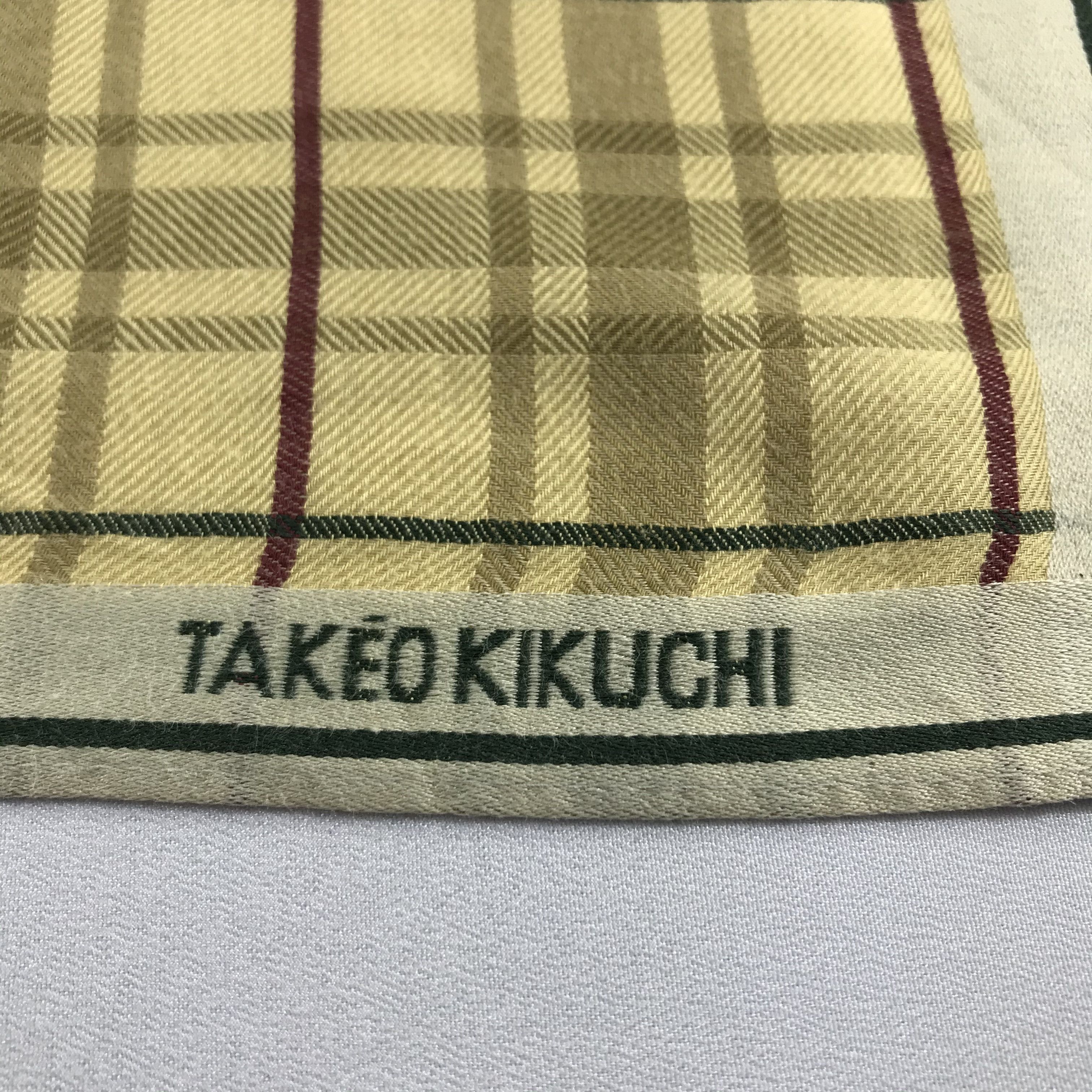 Takeo Kikuchi Takeo Kikuchi Check Handkerchief Neckerchief Bandana H903 Size ONE SIZE - 3 Thumbnail