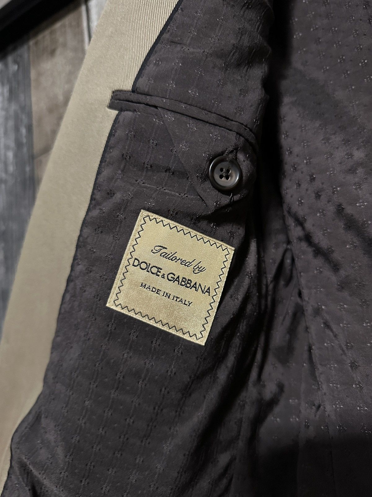 Dolce & Gabbana Gabardine Blazer Jacket Size 44R - 12 Thumbnail