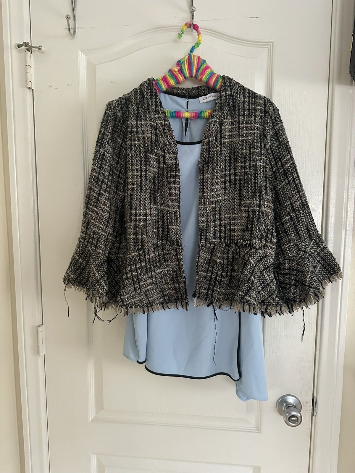 Other Tweed fringe jacket Size L / US 10 / IT 46 - 7 Thumbnail