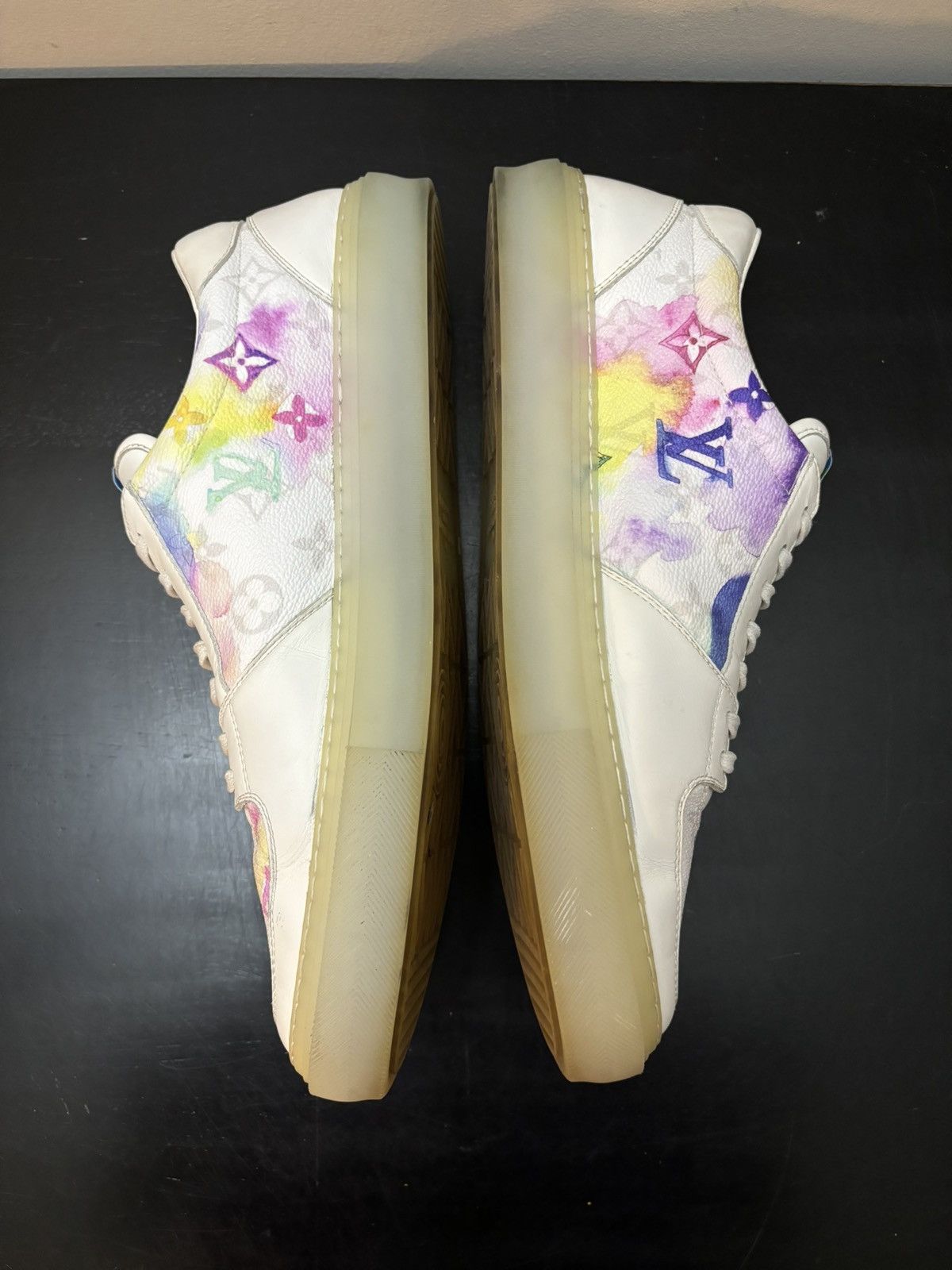 Louis Vuitton Louis Vuitton Ollie Monogram Rainbow White Size US 12 / EU 45 - 3 Thumbnail