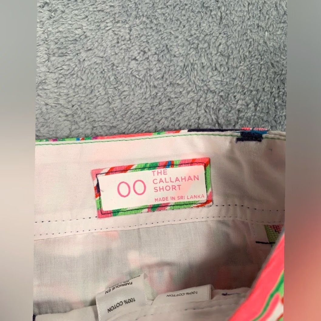 Lilly Pulitzer Lilly Pulitzer Bermuda Women 00 Multicolor Short Leaf Pattern Callahan Short 00 Size 24" / US 00 / IT 34 - 4 Thumbnail
