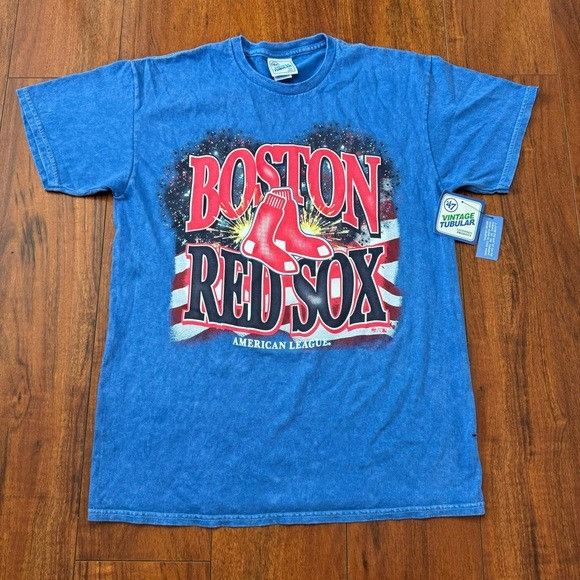 47 NWT 47’ BRAND BOSTON RED SOCKS DT CALI BLUE T-SHIRT SZ MEDIU Size US M / EU 48-50 / 2 - 1 Thumbnail
