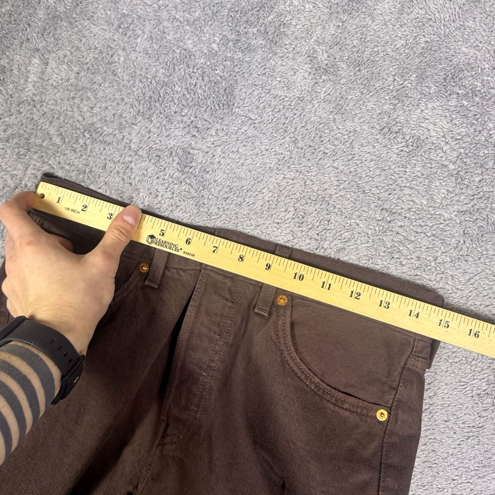 Levi's Levi'S 501xx Jeans - Mens - Y2K Grunge Denim - Button Fly - Medium 28x30 - Brown - Genuine - Size US 28 / EU 44 - 7 Thumbnail