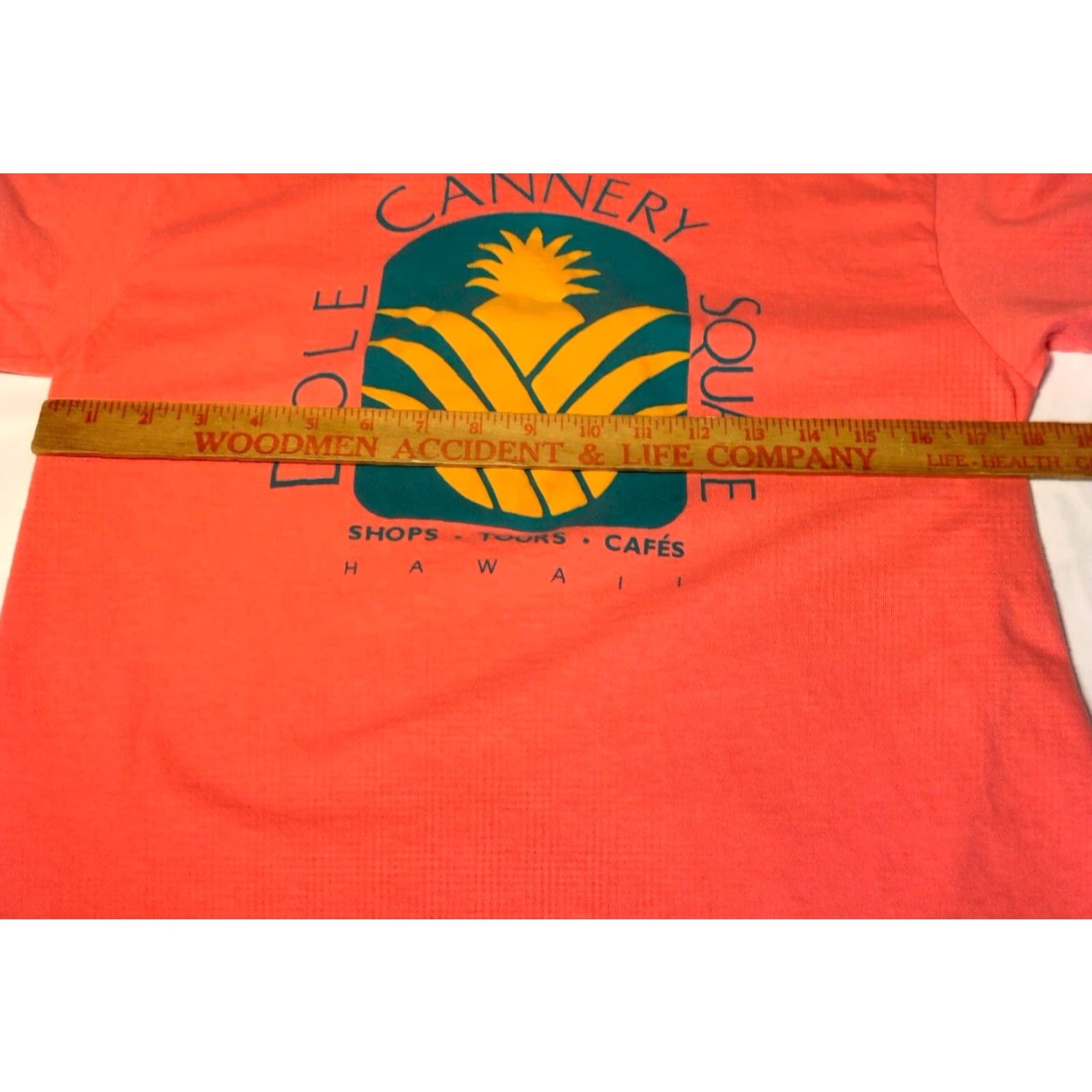 Hanes VINTAGE Hanes Beefy T Shirt M Pink Short Sleeve Crew Neck Single Stitch USA Made Dole Cannery Square Hawaii Pineapple Tour Solid Pattern Men Size US M / EU 48-50 / 2 - 6 Thumbnail