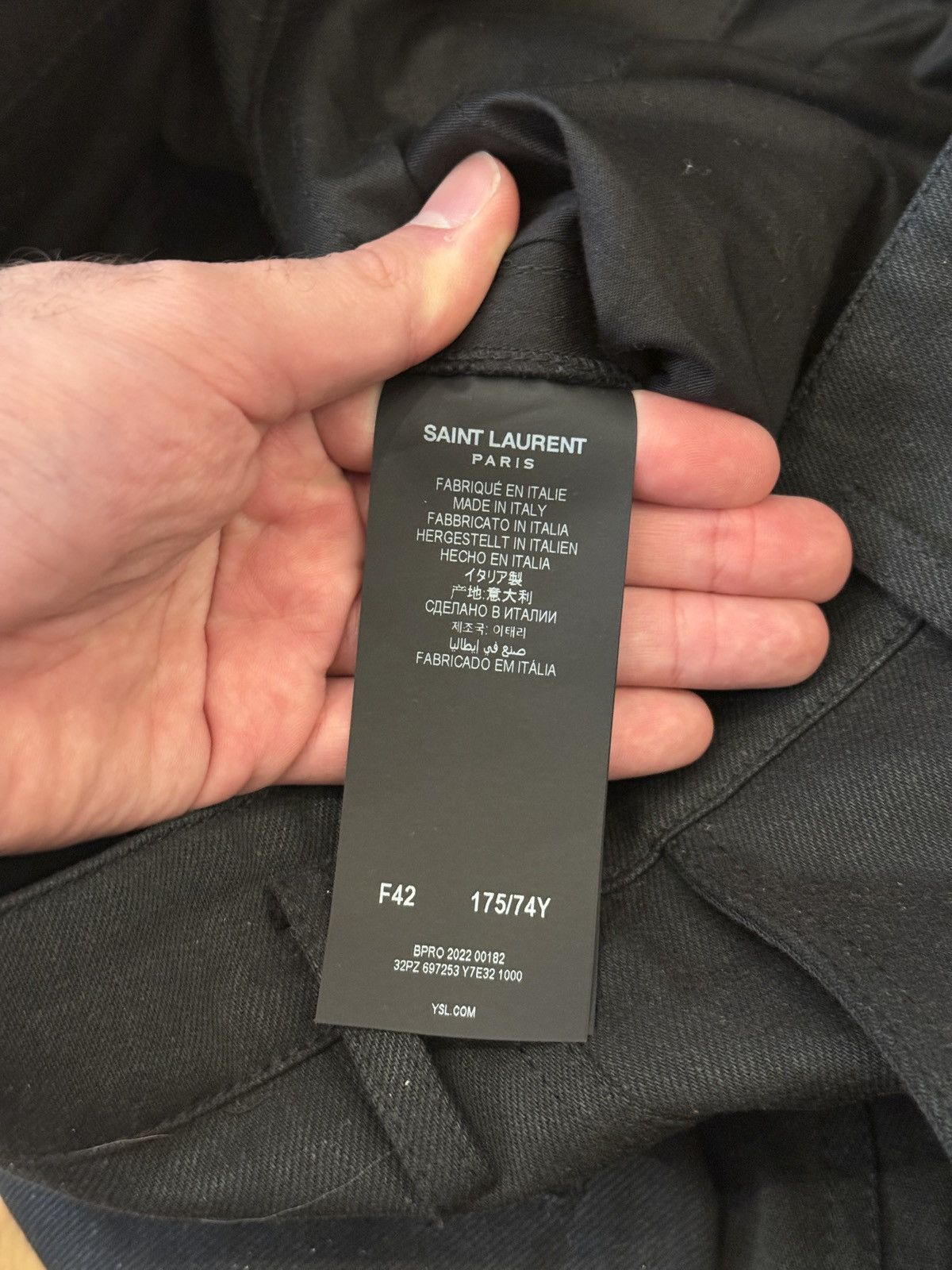 Saint Laurent Paris Bootcut Jeans Size US 28 / EU 44 - 6 Thumbnail