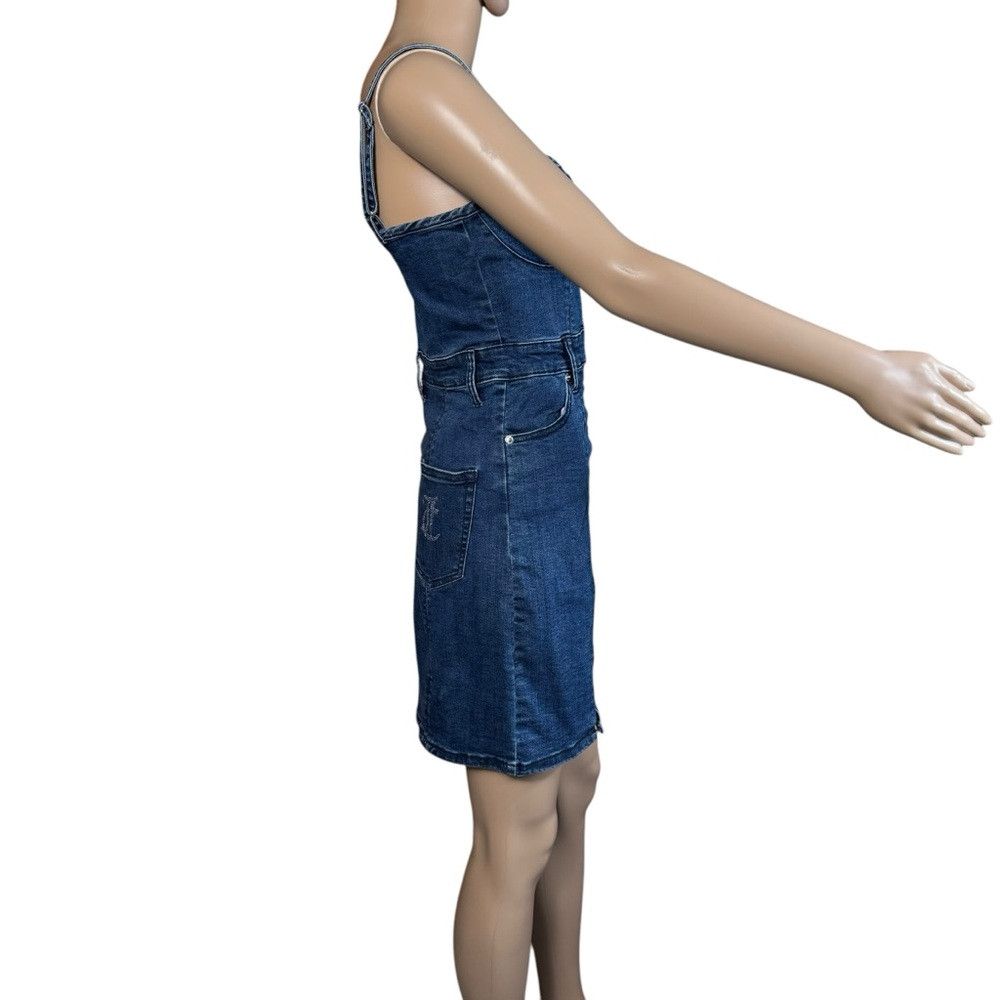 Juicy Couture NWT New Juicy Couture Blue Denim Bodycon Sleeveless Mini Dr Size S / US 4 / IT 40 - 3 Thumbnail